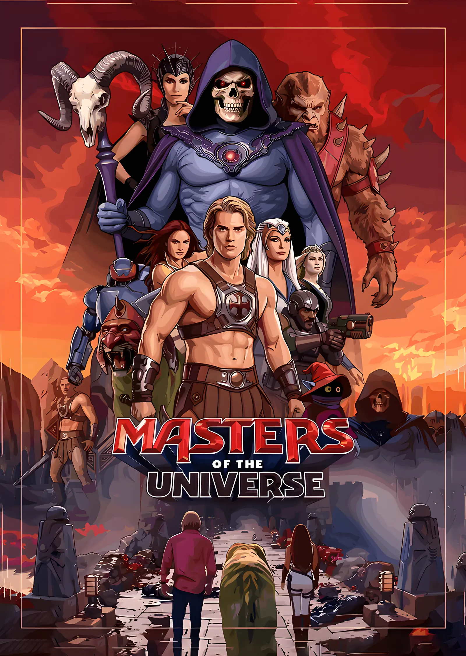 Masters of the Universe - Kadro metal tablo