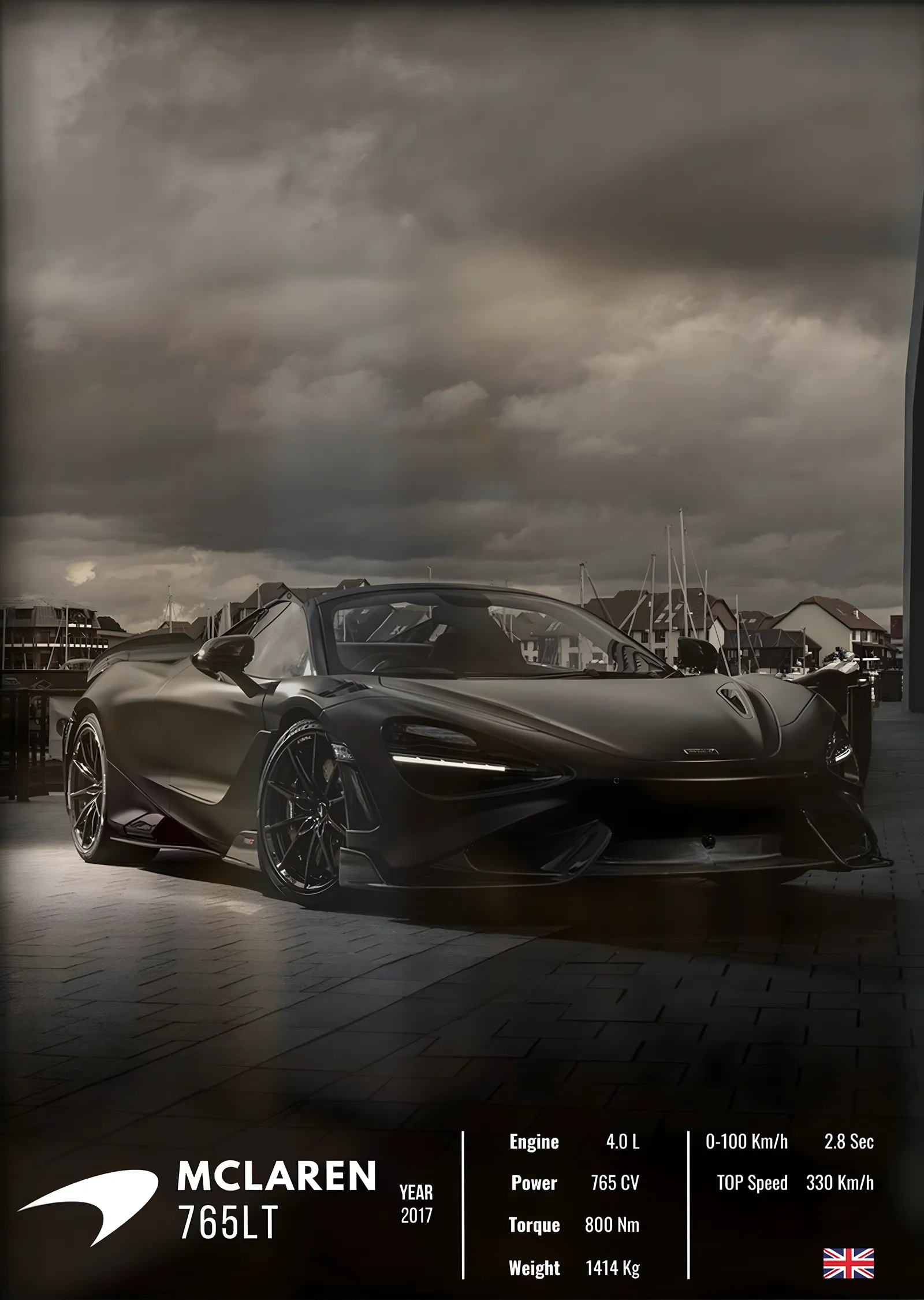 McLaren 765LT: Fırtına metal tablo