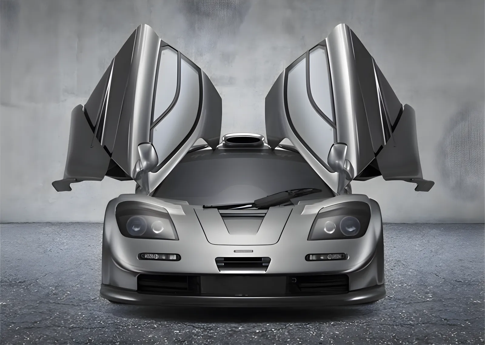 McLaren F1 GT - Açık Kapılar metal tablo