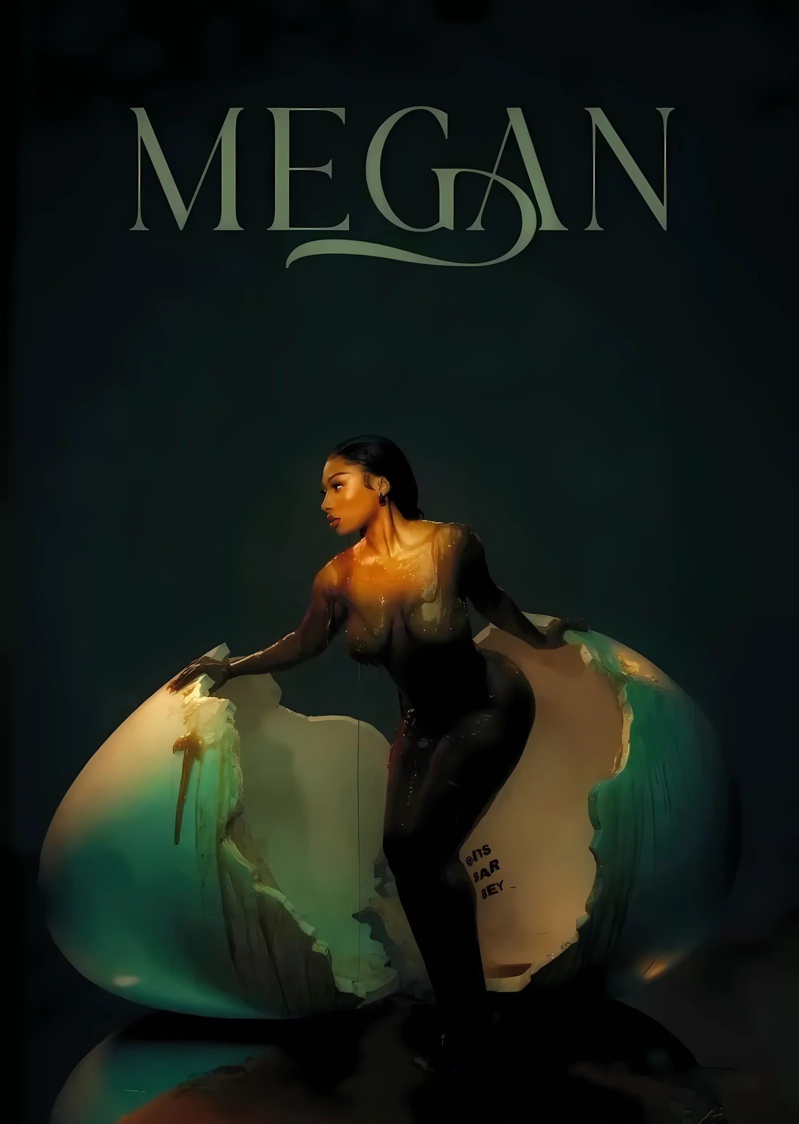 Megan Thee Stallion - Megan Afişi metal tablo