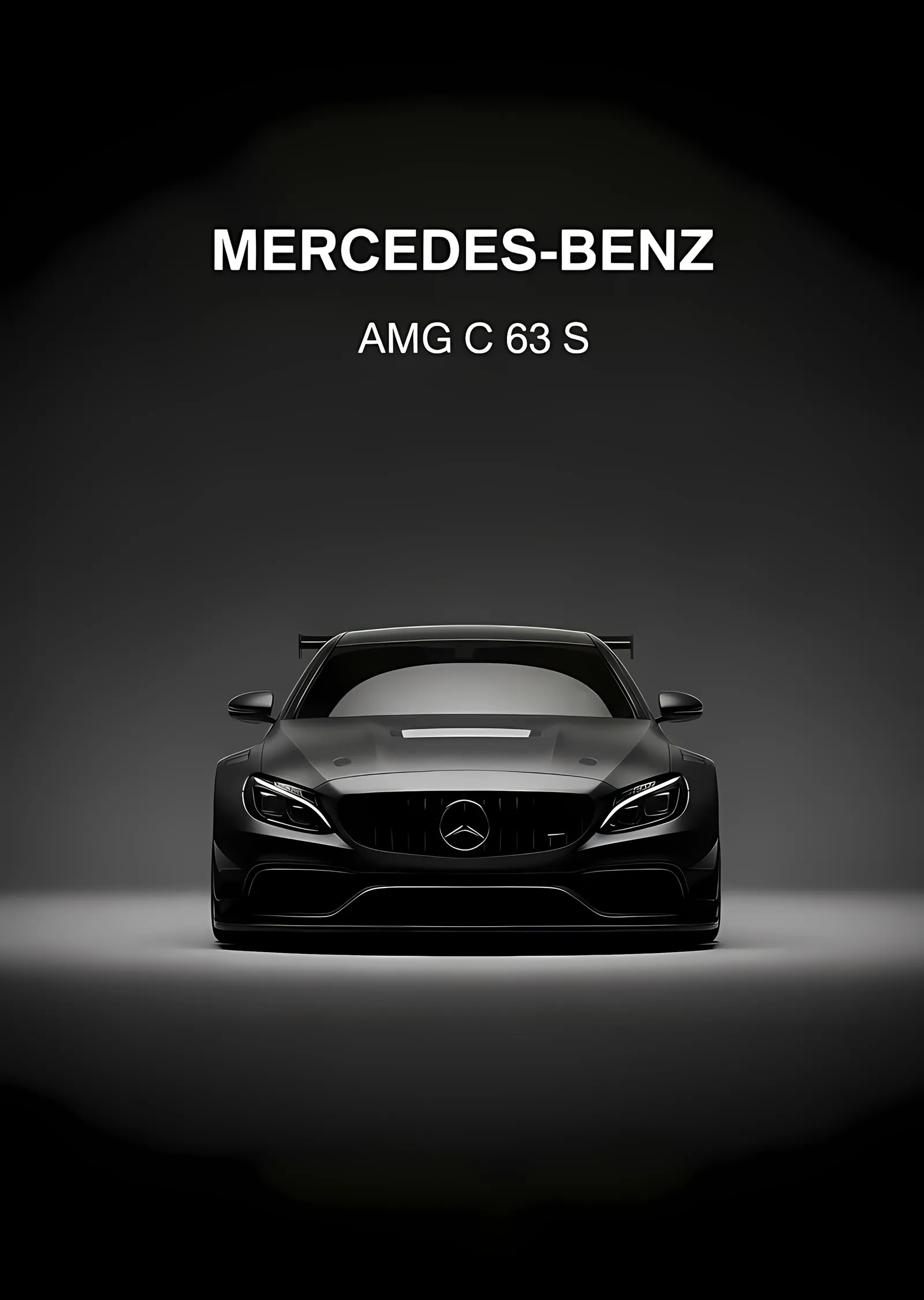 Mercedes-AMG C 63 S: Spot Işığında metal tablo