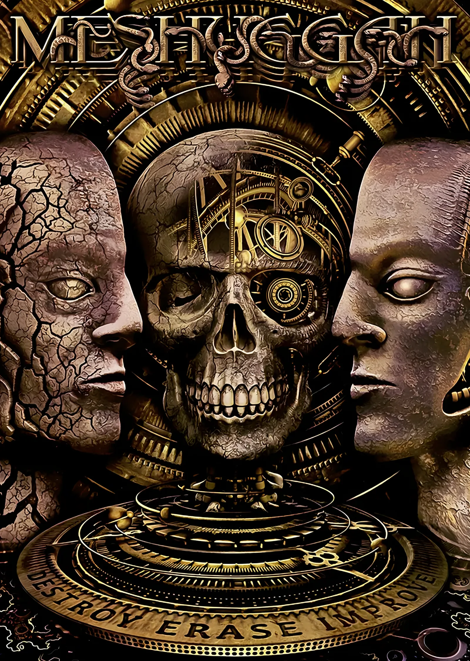 Meshuggah - Destroy Erase Improve metal tablo