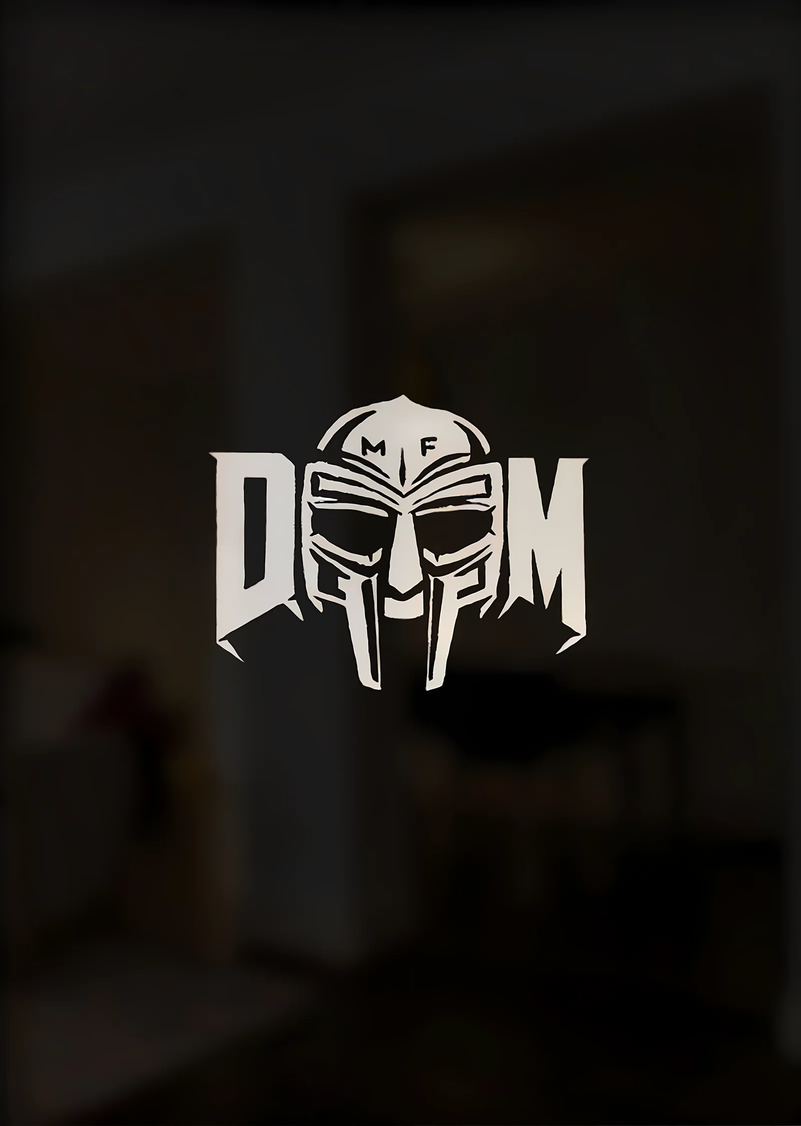 MF DOOM: Maske metal tablo