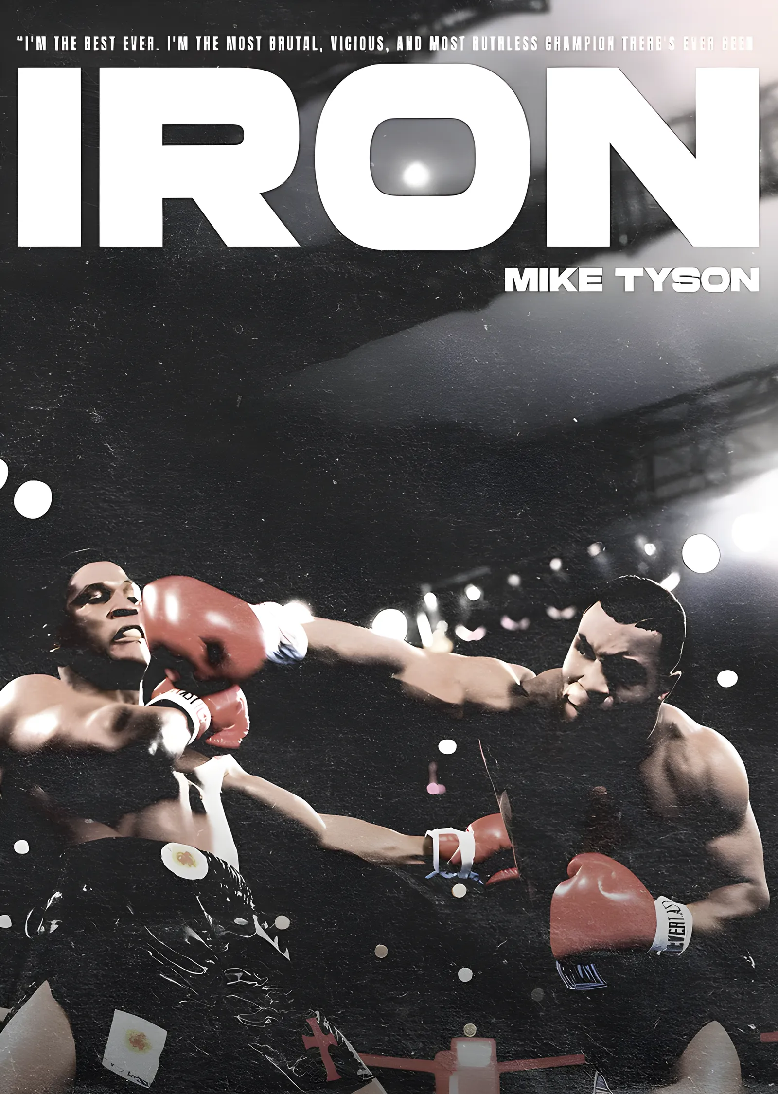 Mike Tyson - Iron Maç Karesi metal tablo