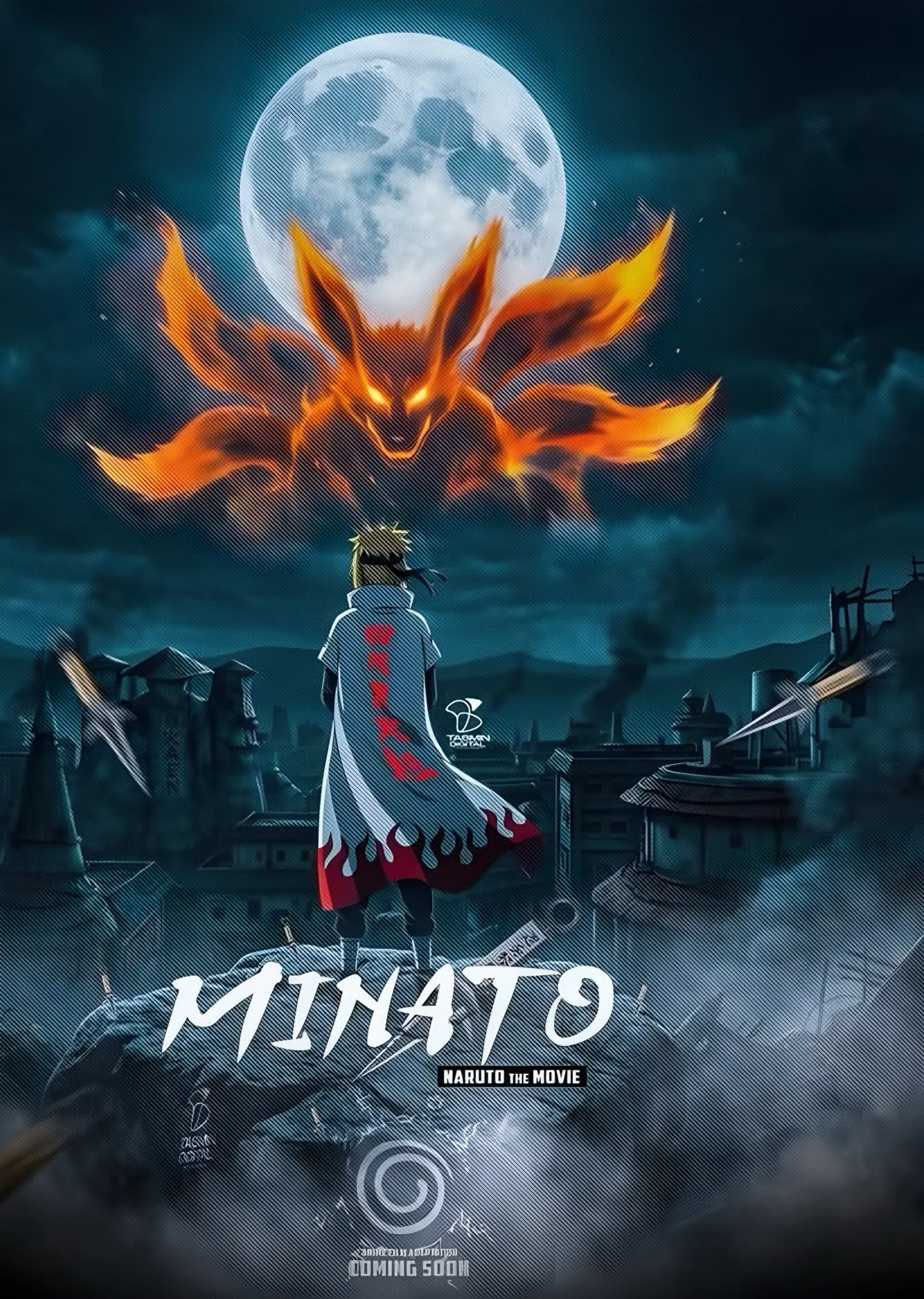 Minato - Naruto Film Afişi metal tablo