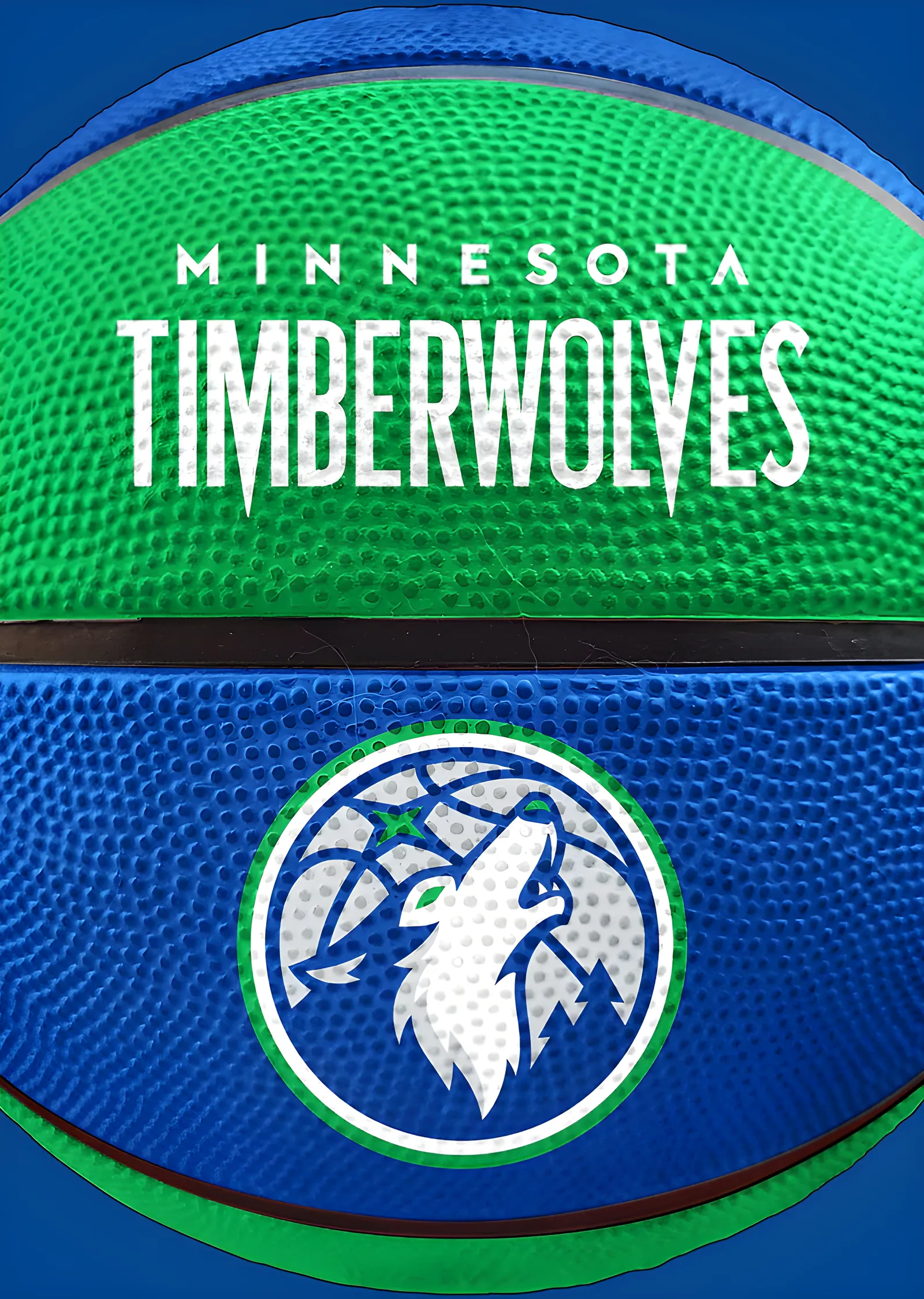 Minnesota Timberwolves - Basketbol Topu metal tablo
