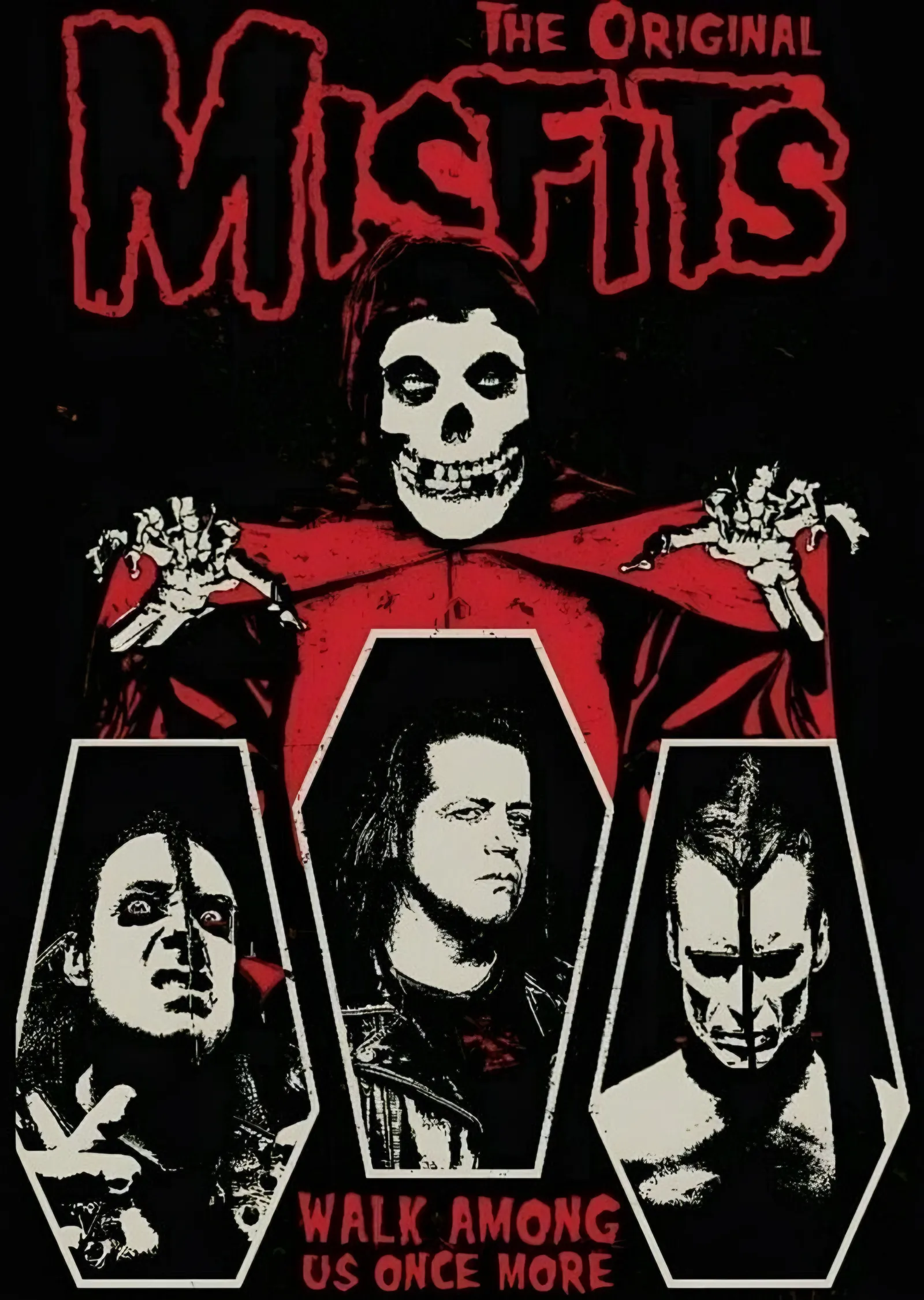 Misfits: Tabutlarda Crimson Ghost metal tablo