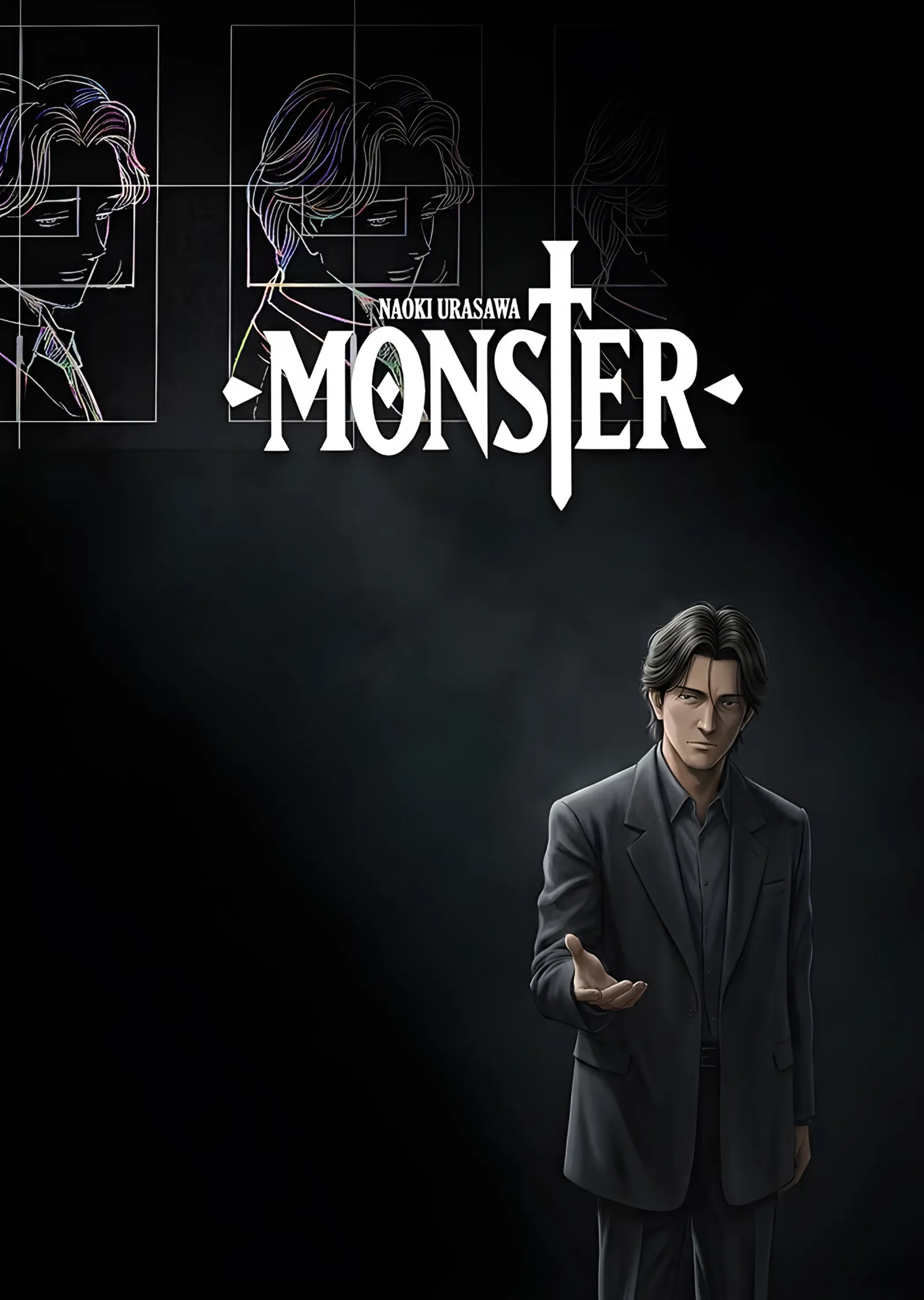 Monster: Karanlıkta Duran Doktor Tenma metal tablo