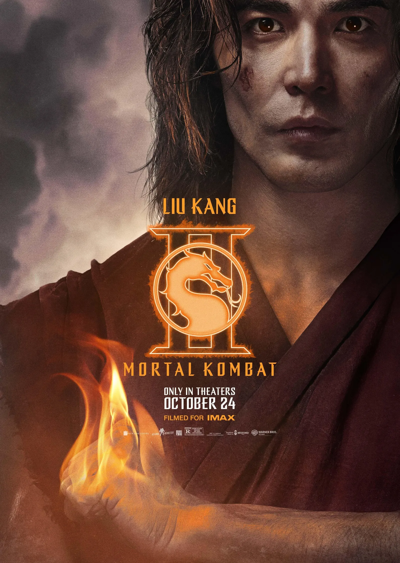 Mortal Kombat II Liu Kang metal tablo