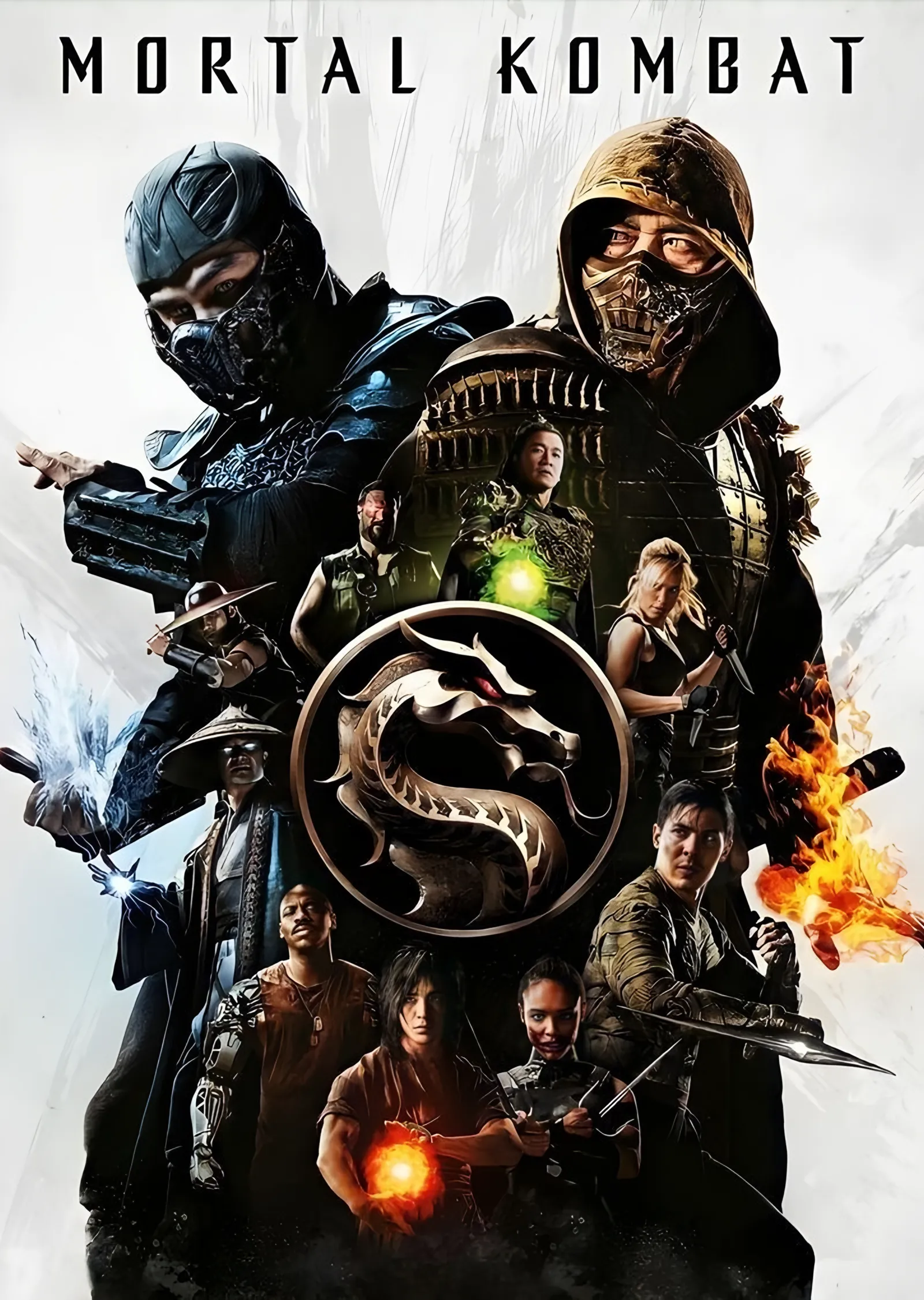 Mortal Kombat Kadro Amblemi metal tablo