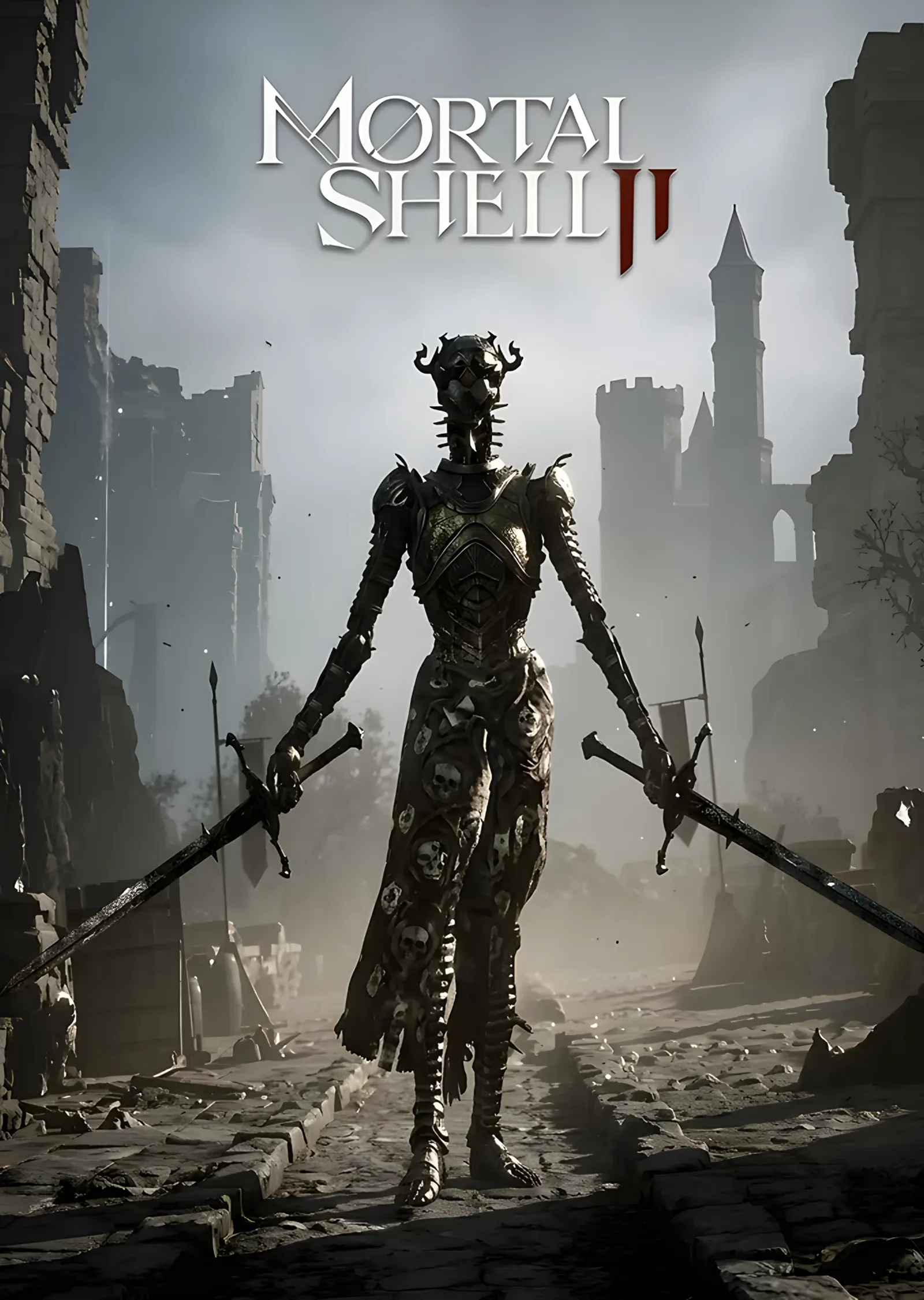 Mortal Shell II: Harabede Boynuzlu Kılıç Ustası metal tablo