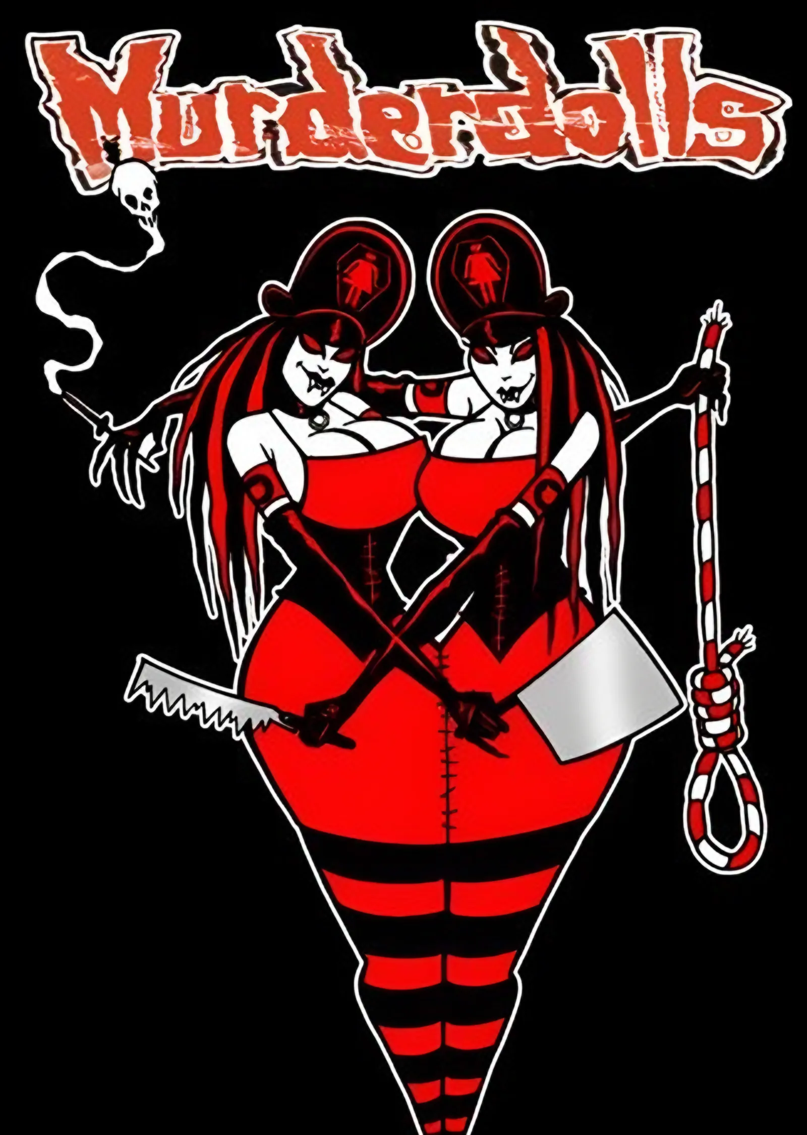 Murderdolls - Pin-up İkizler metal tablo
