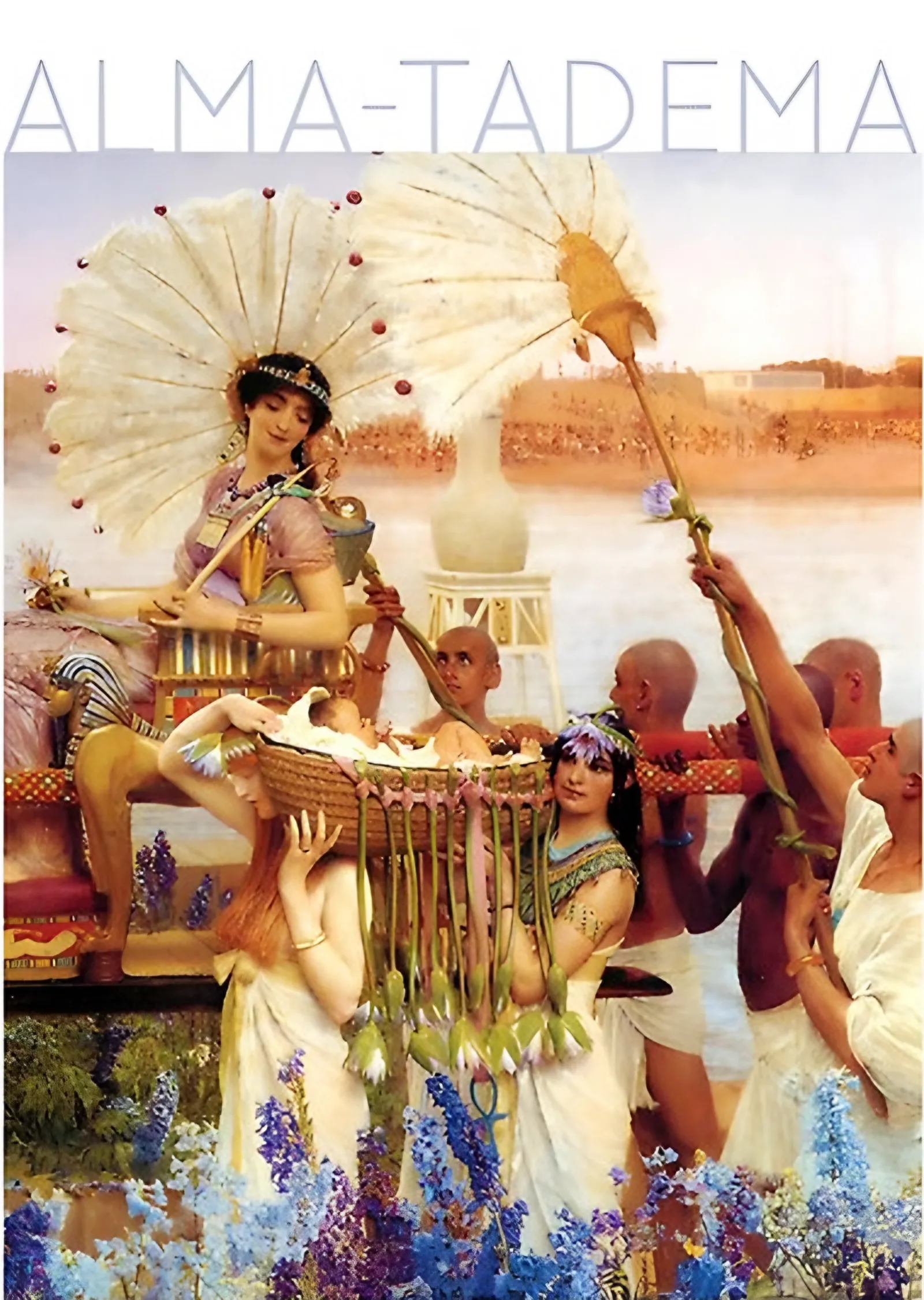 Musa'nın Bulunuşu - Lawrence Alma-Tadema metal tablo
