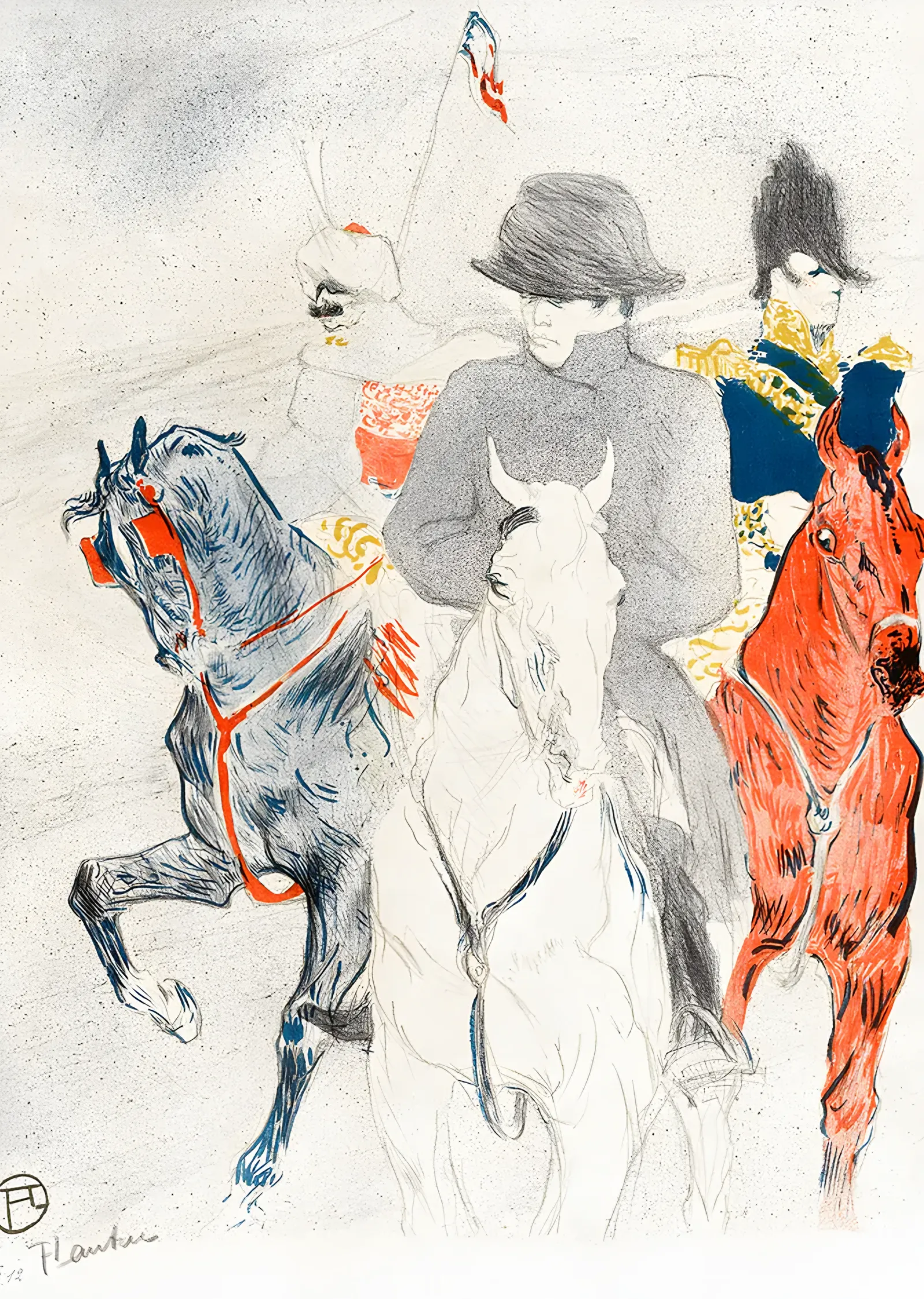 Napoleon - Henri de Toulouse-Lautrec metal tablo