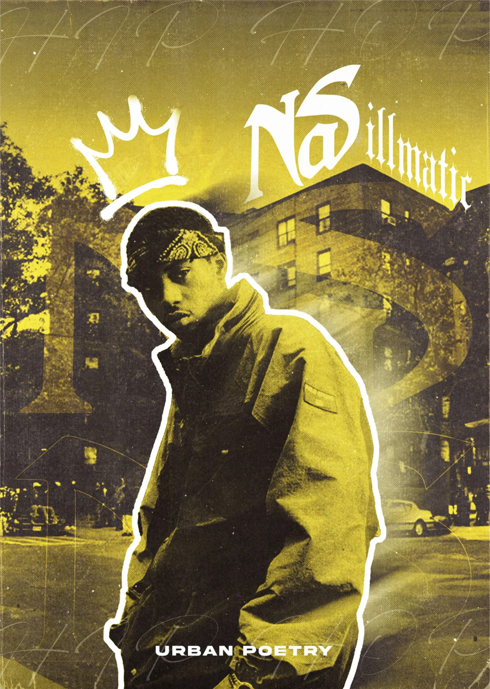 Nas - Urban Poetry metal tablo