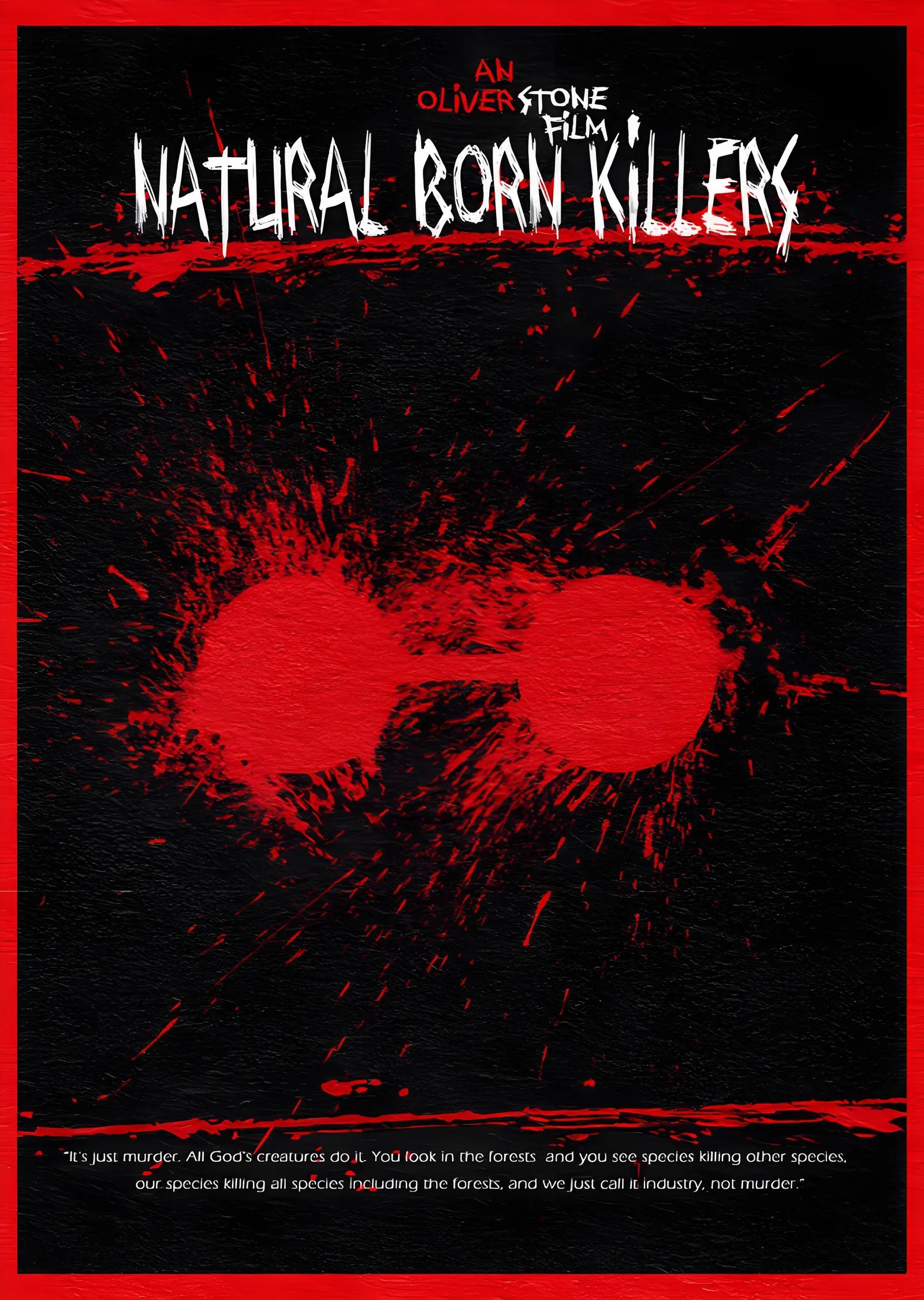Natural Born Killers metal tablo