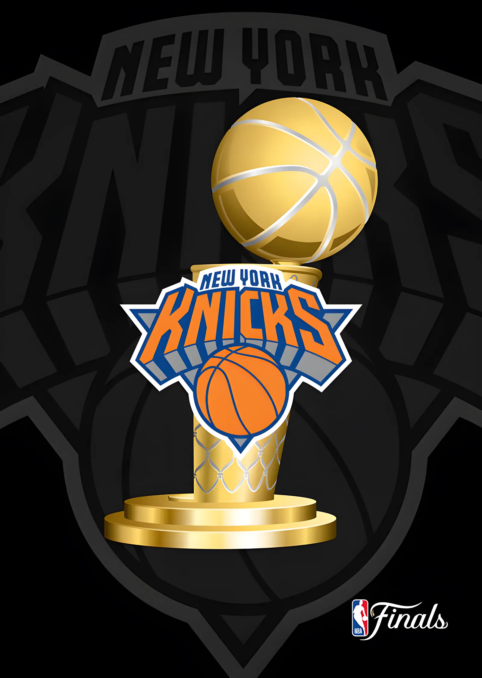 New York Knicks - Final Kupası metal tablo