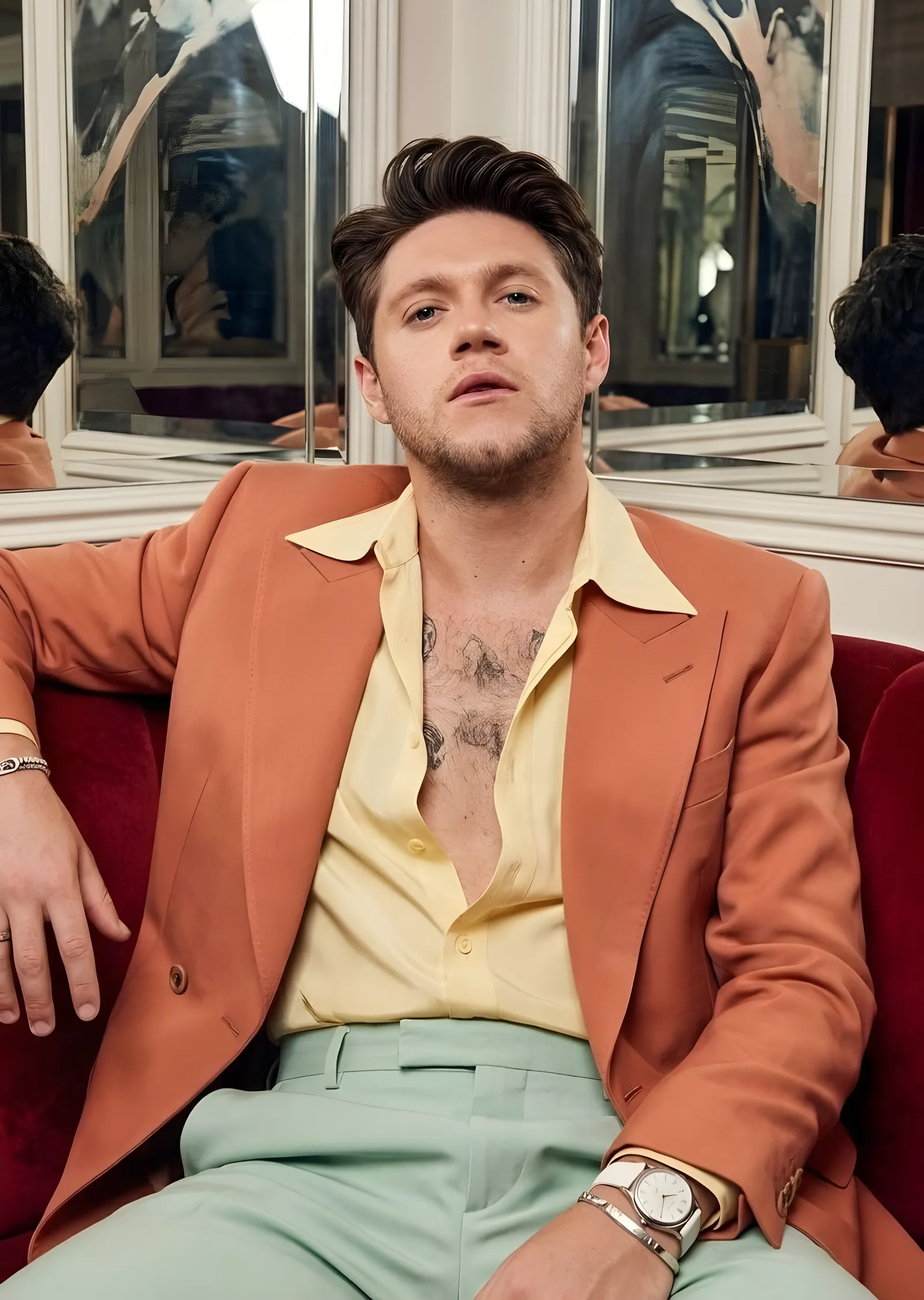 Niall Horan: Kiremit Rengi Takım metal tablo