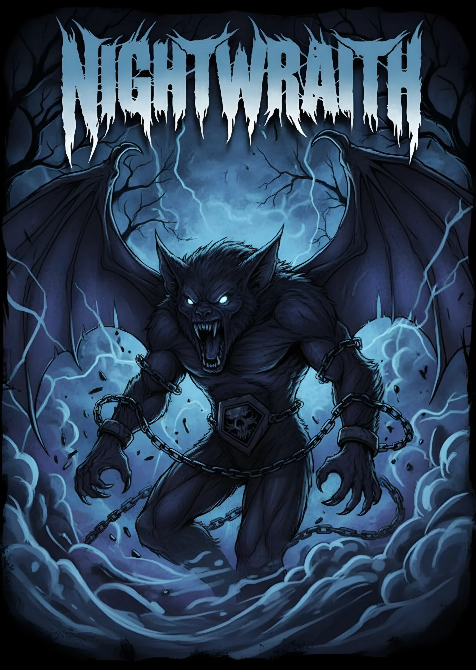Nightwraith - Gece Yaratığı metal tablo