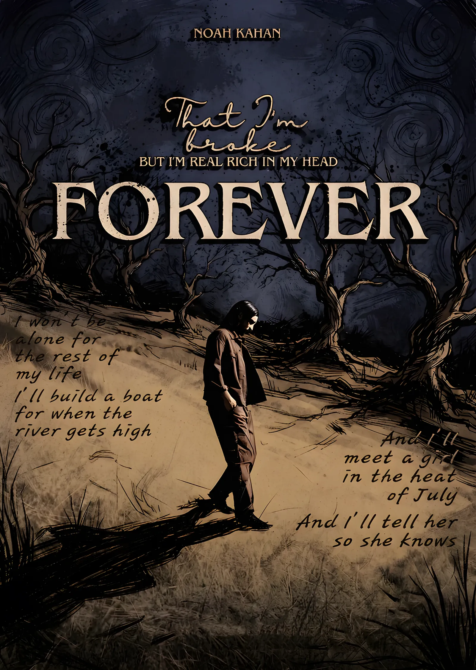 Noah Kahan: Forever metal tablo
