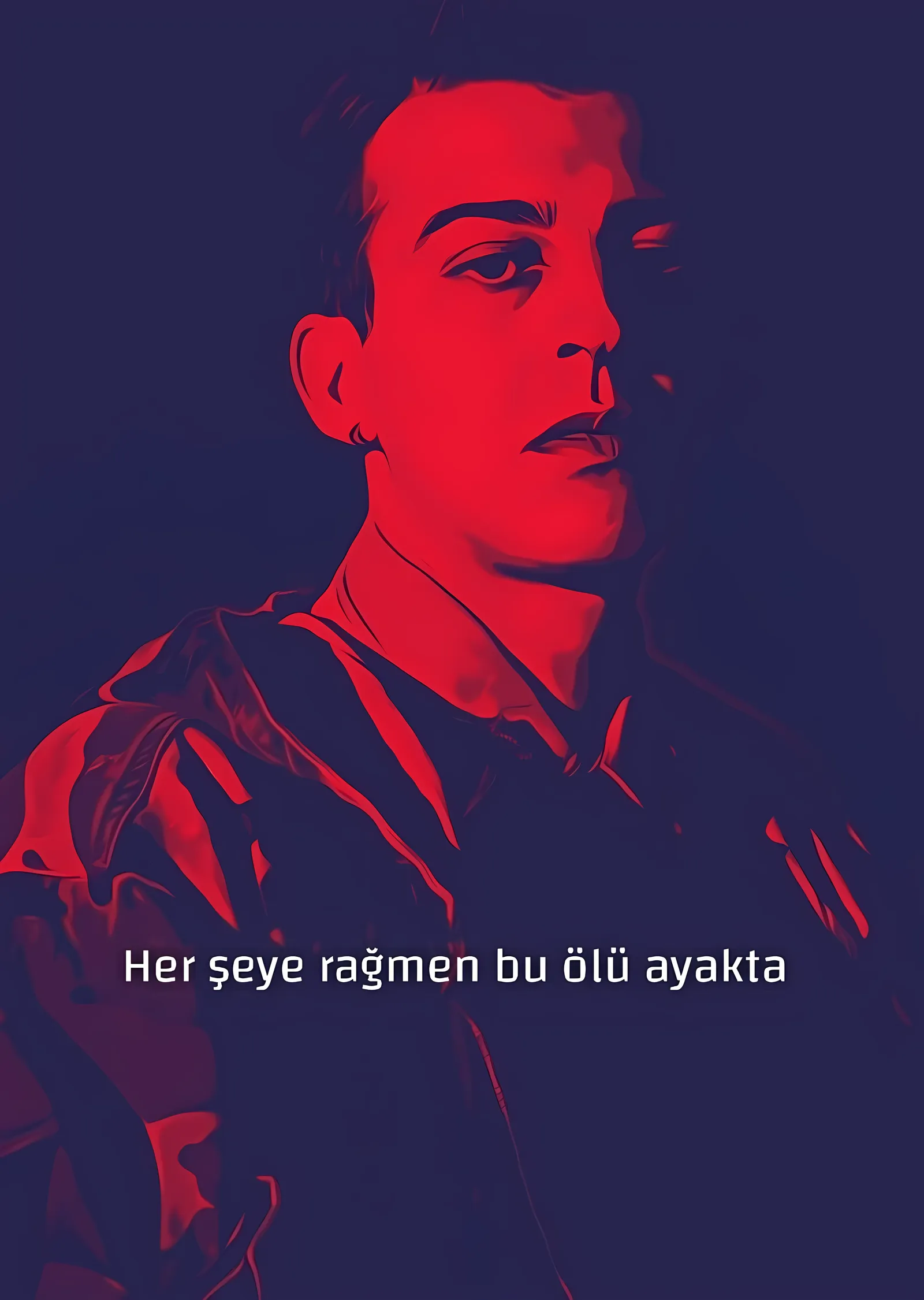 Norm Ender - Bu Ölü Ayakta metal tablo