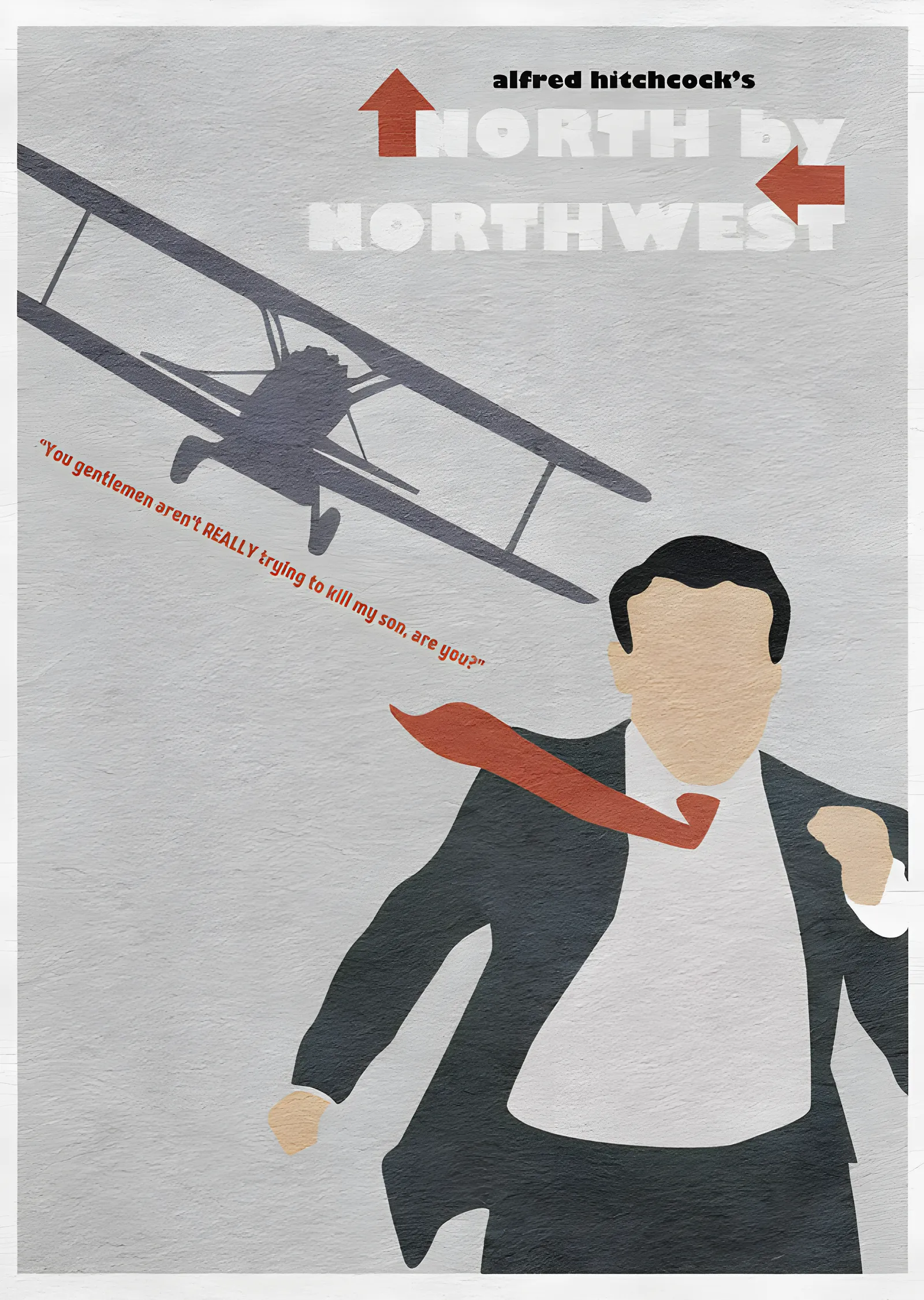 North by Northwest metal tablo