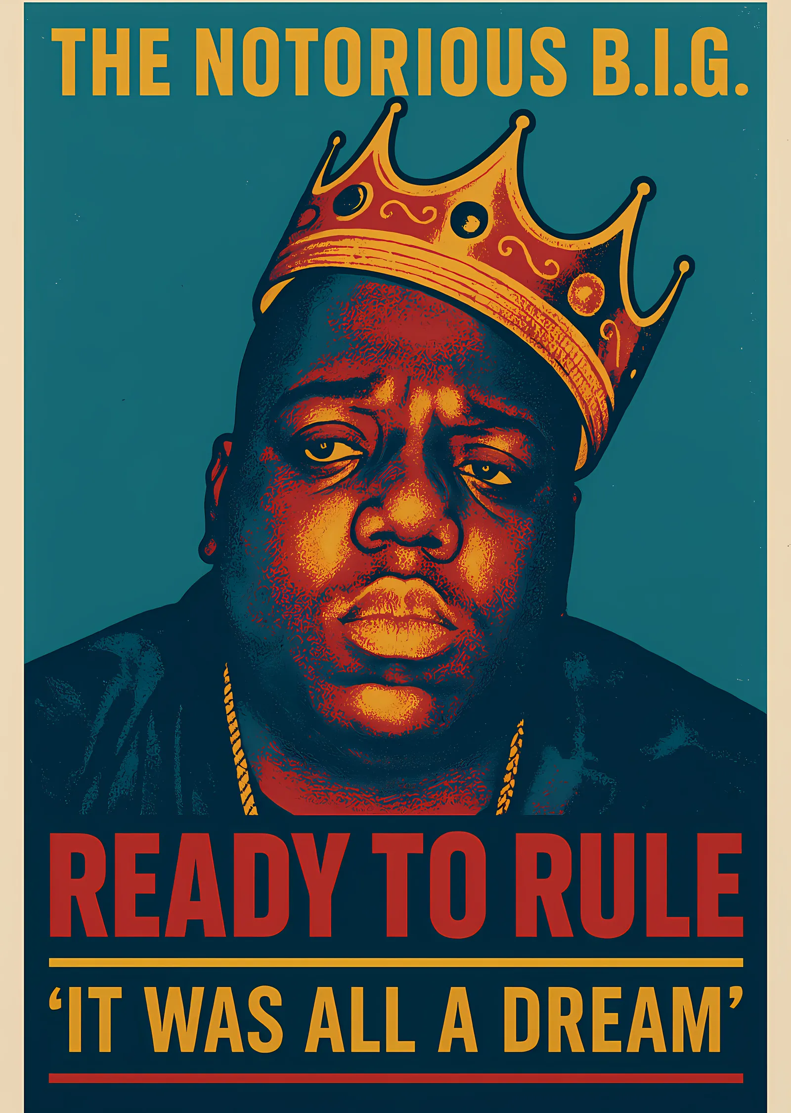 Notorious B.I.G.: Ready to Rule metal tablo