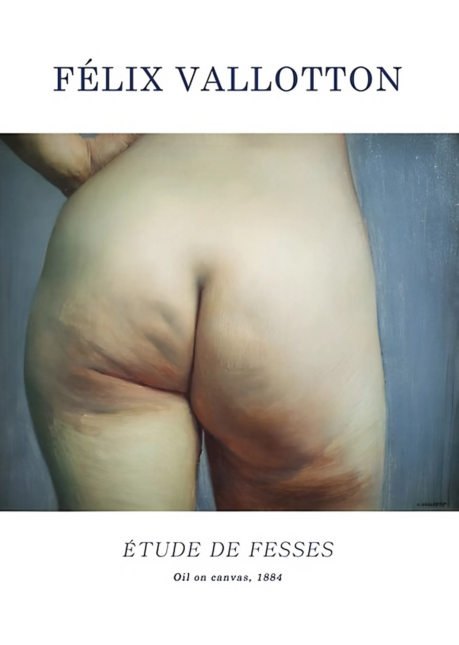 Nü Etüdü - Félix Vallotton metal tablo