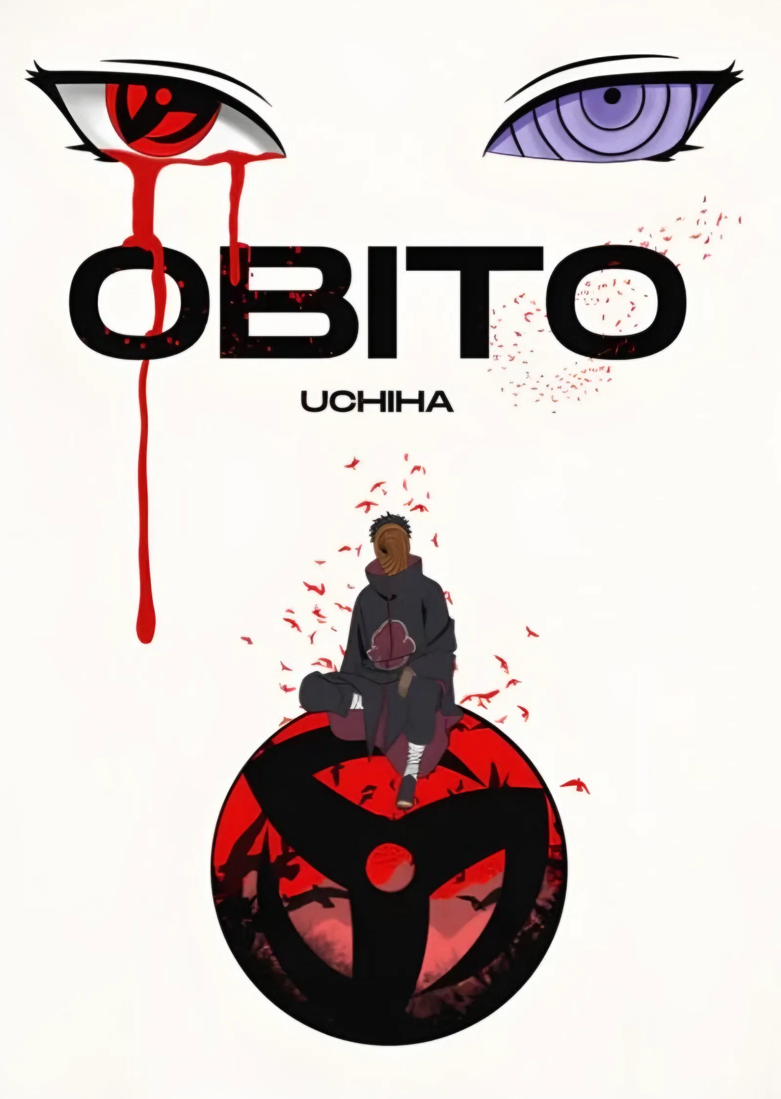 Obito Uchiha - Kanayan Göz metal tablo