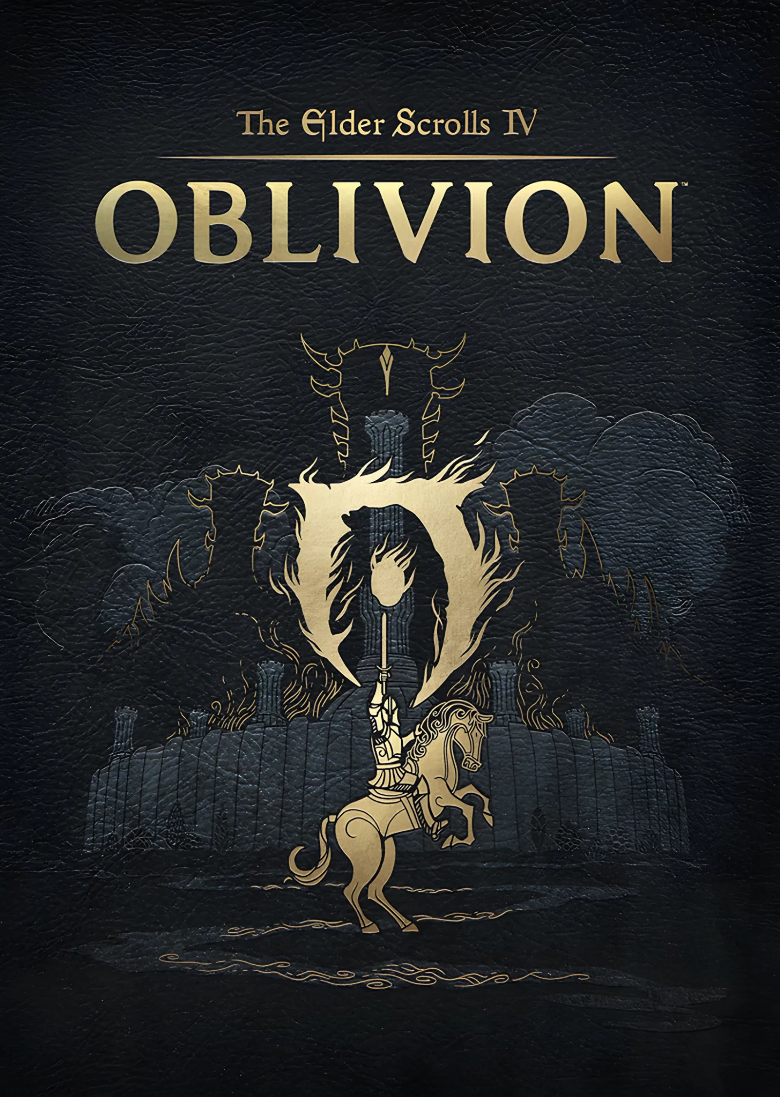 Oblivion Altın Gölge metal tablo