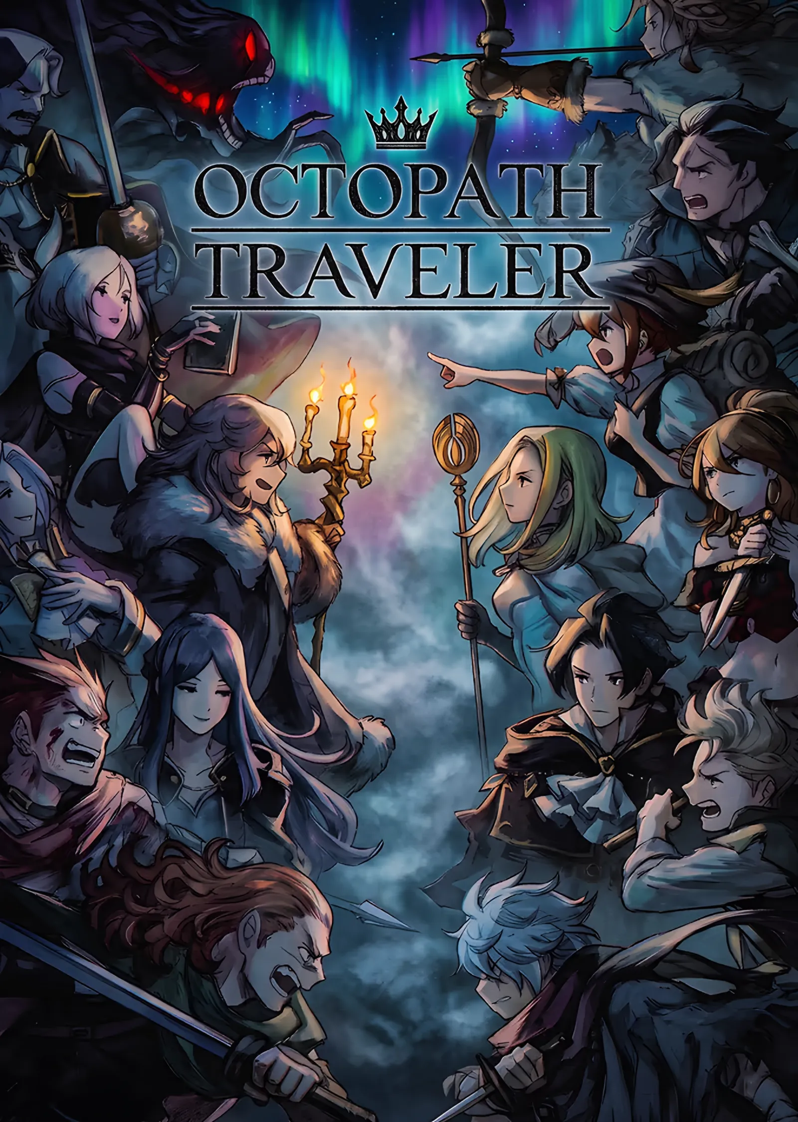 Octopath Traveler: Sekiz Yolcunun Kadrosu metal tablo