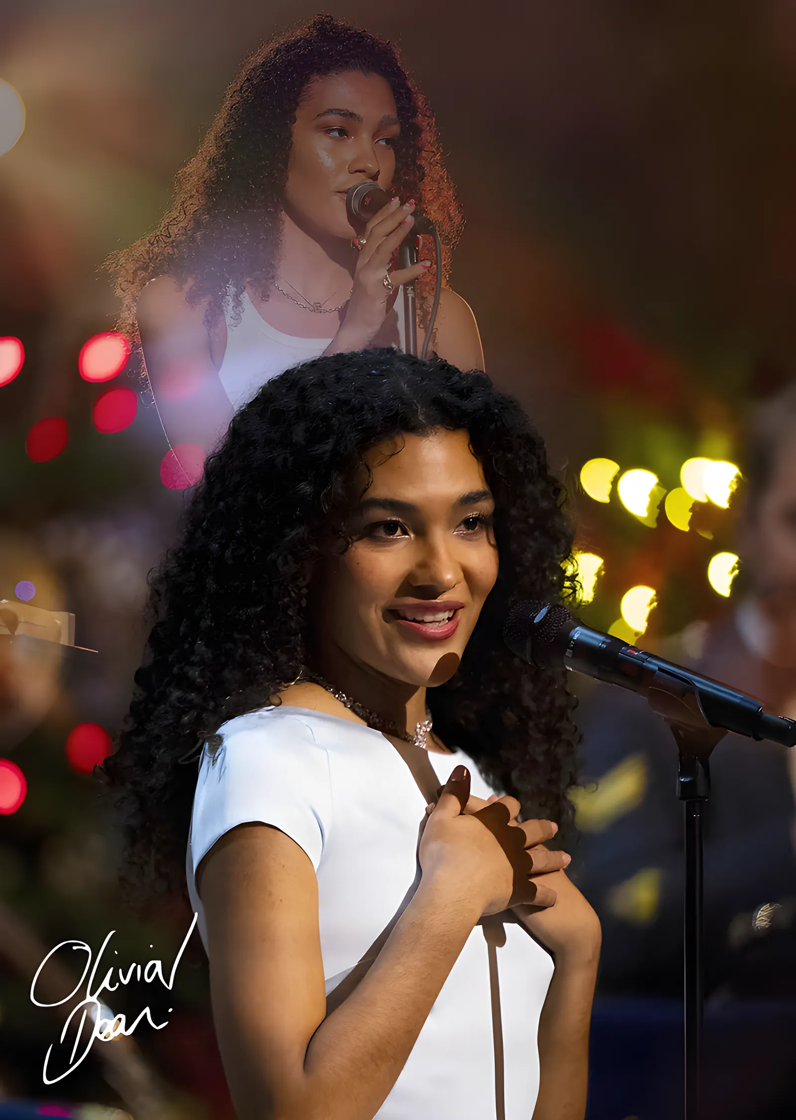Olivia Dean - Konser Karesi metal tablo