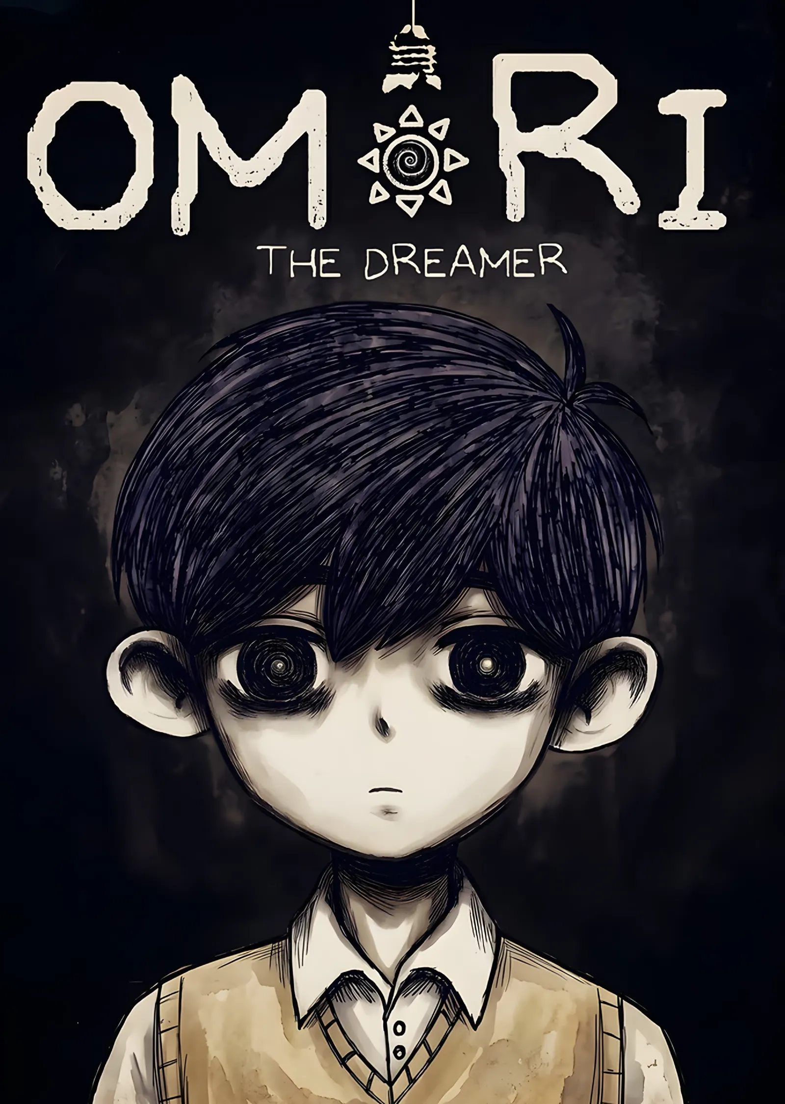 Omori The Dreamer: Boş Bakışlı Portre metal tablo