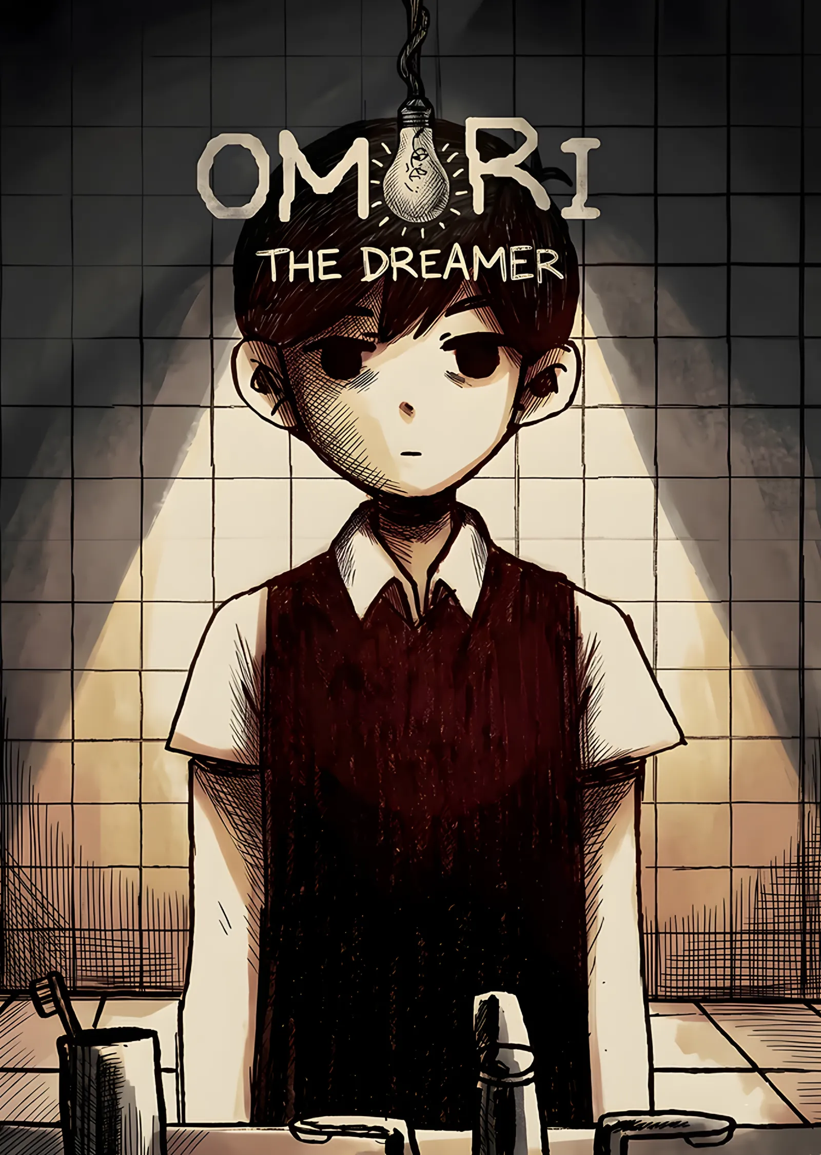 Omori The Dreamer: Karolu Duvarda Portre metal tablo