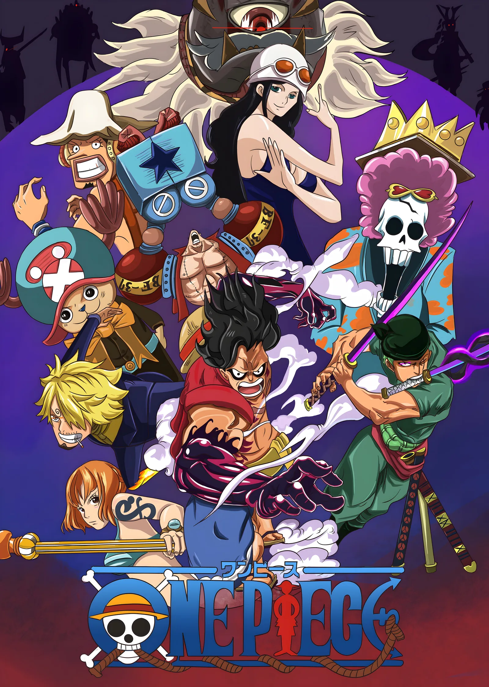 One Piece metal tablo