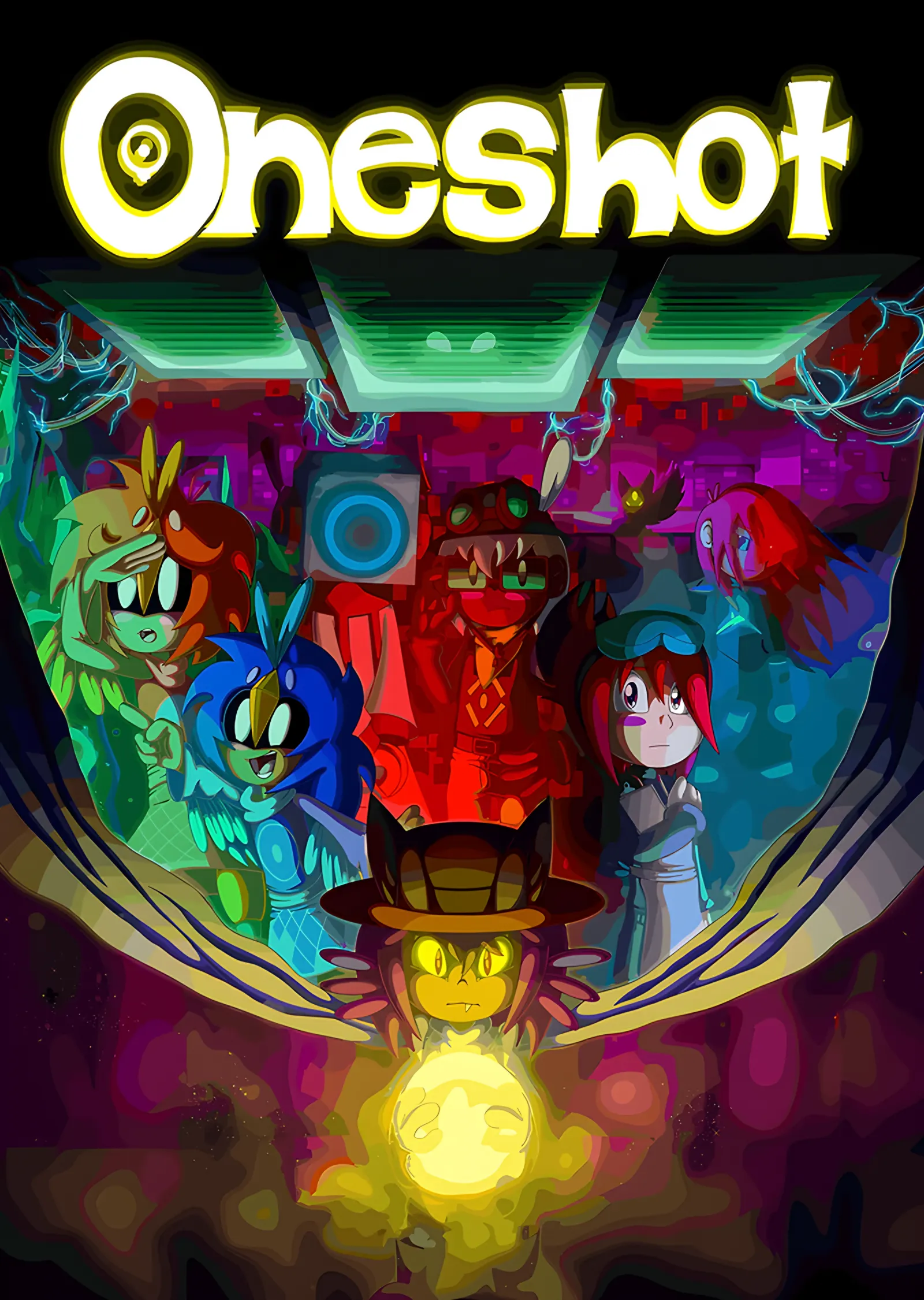 Oneshot: Ampul Taşıyan Niko metal tablo