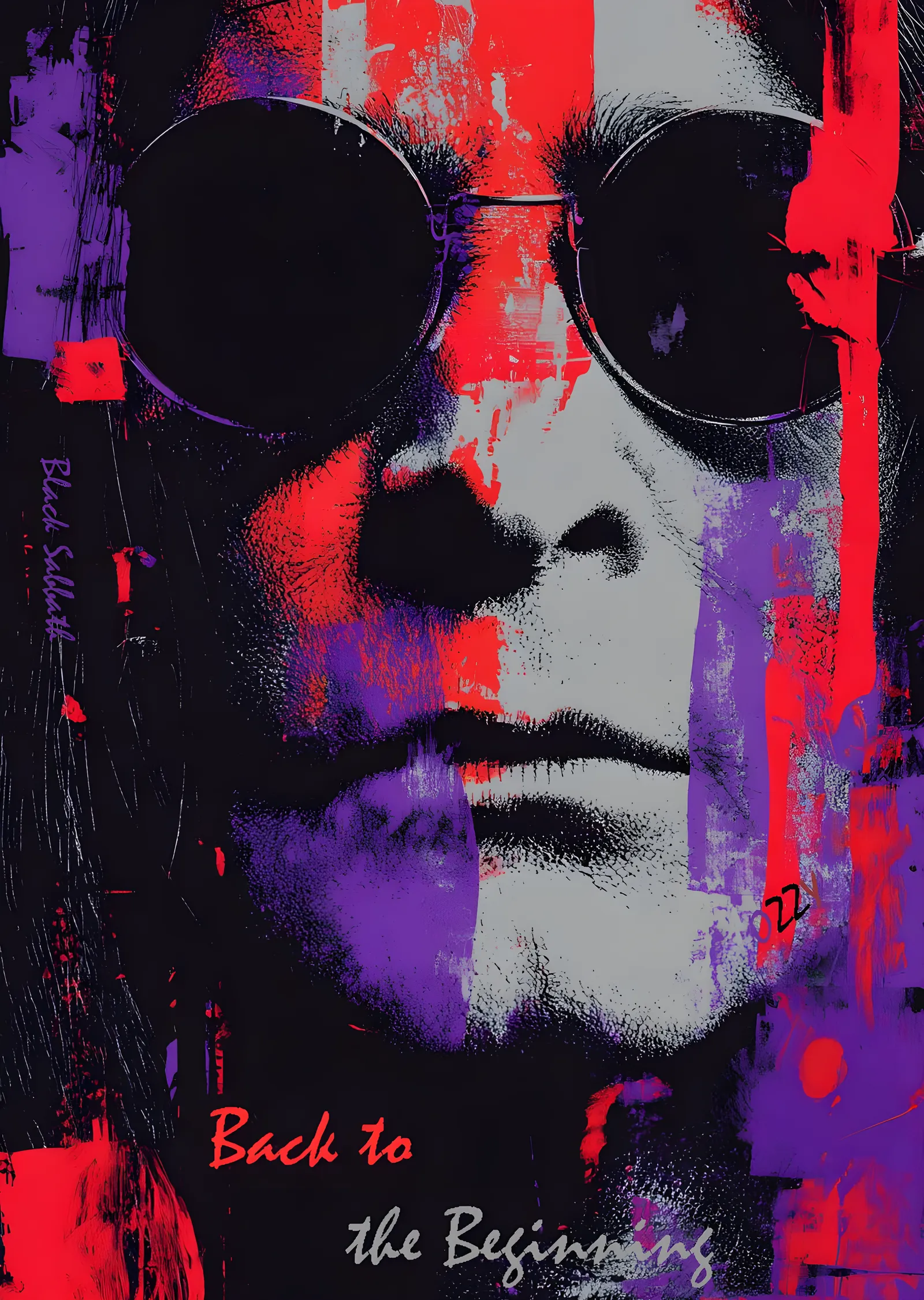 Ozzy Osbourne: Back to the Beginning metal tablo