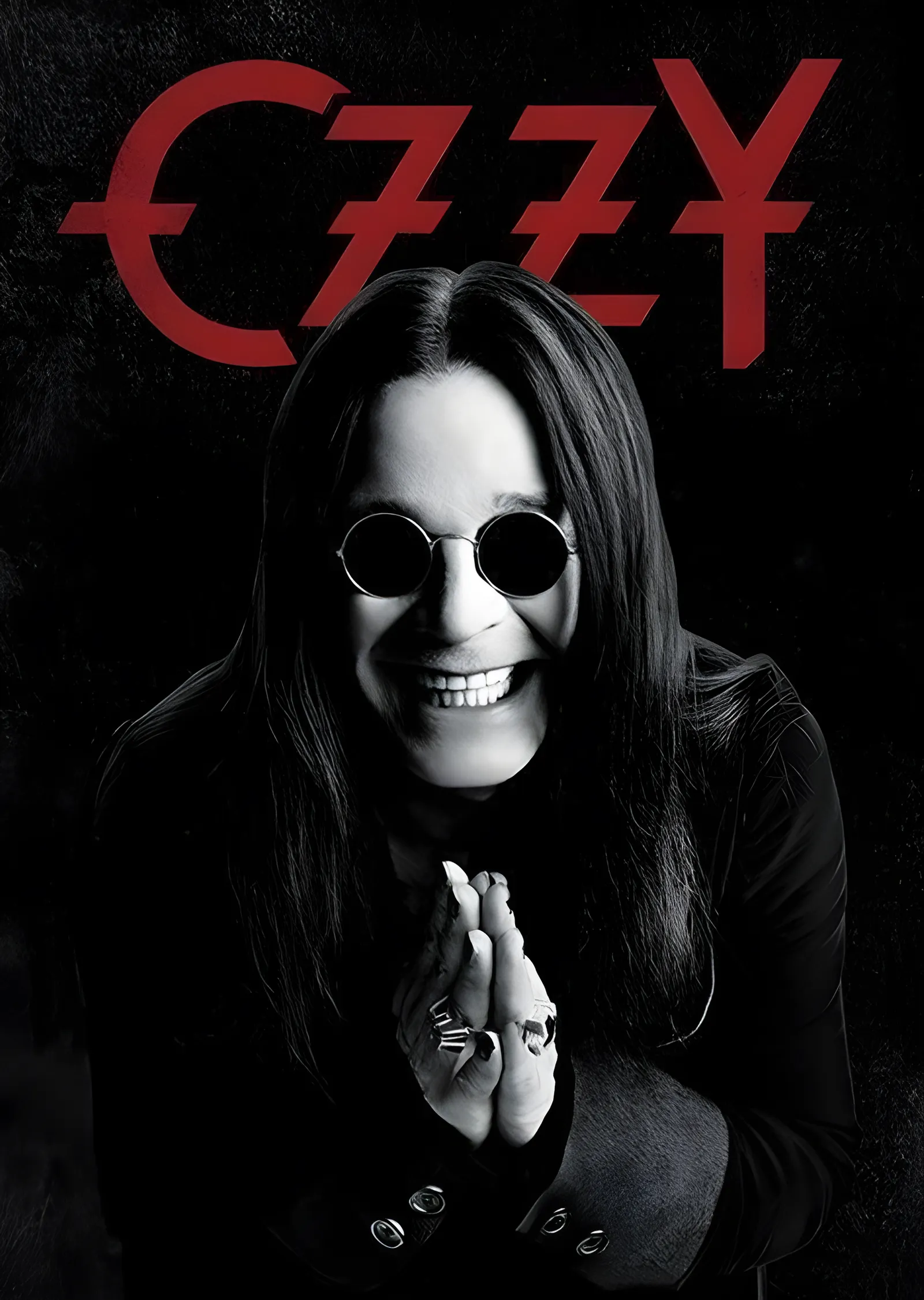 Ozzy Osbourne: Kenetli Eller metal tablo