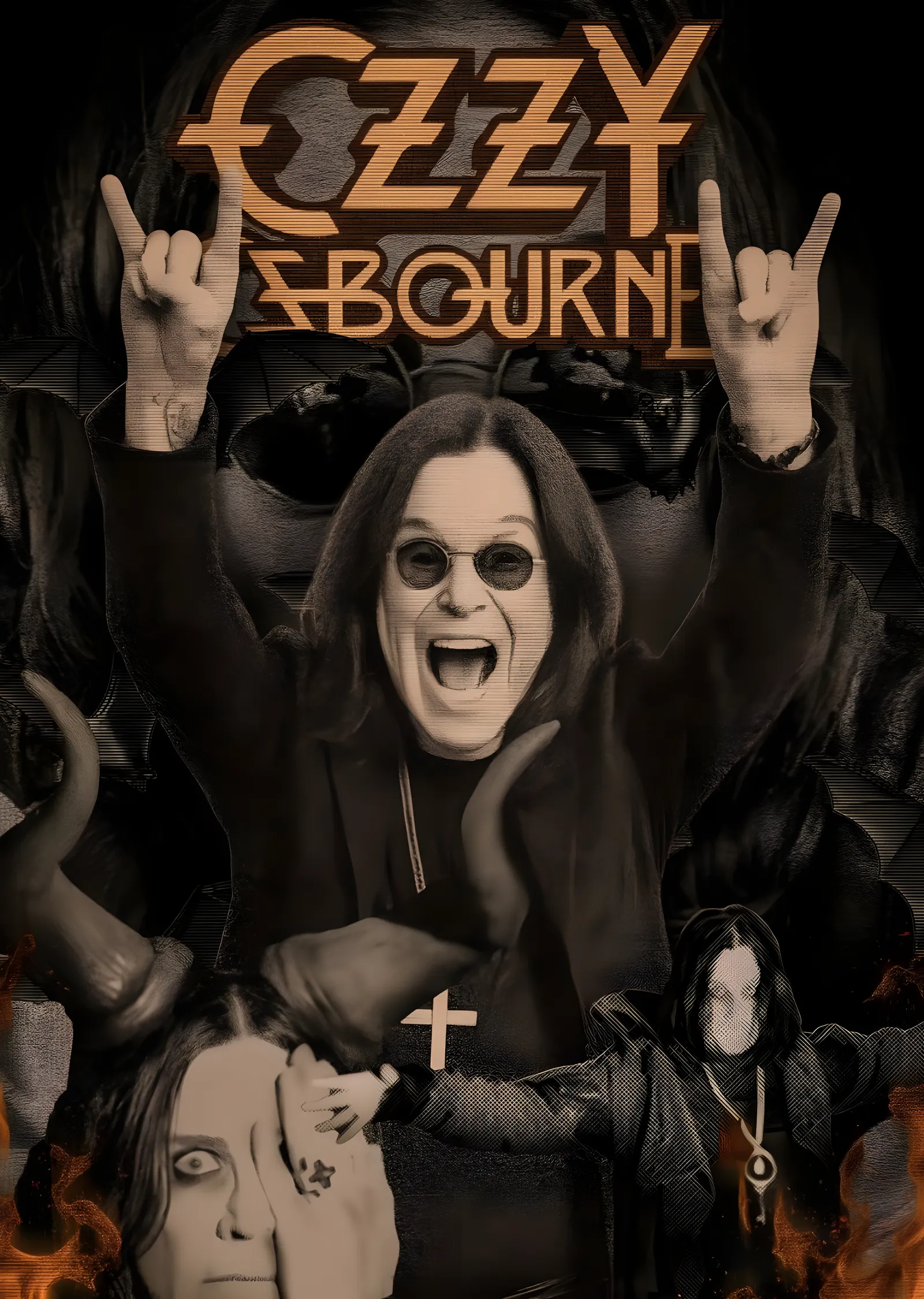 Ozzy Osbourne: Metal Selamı metal tablo