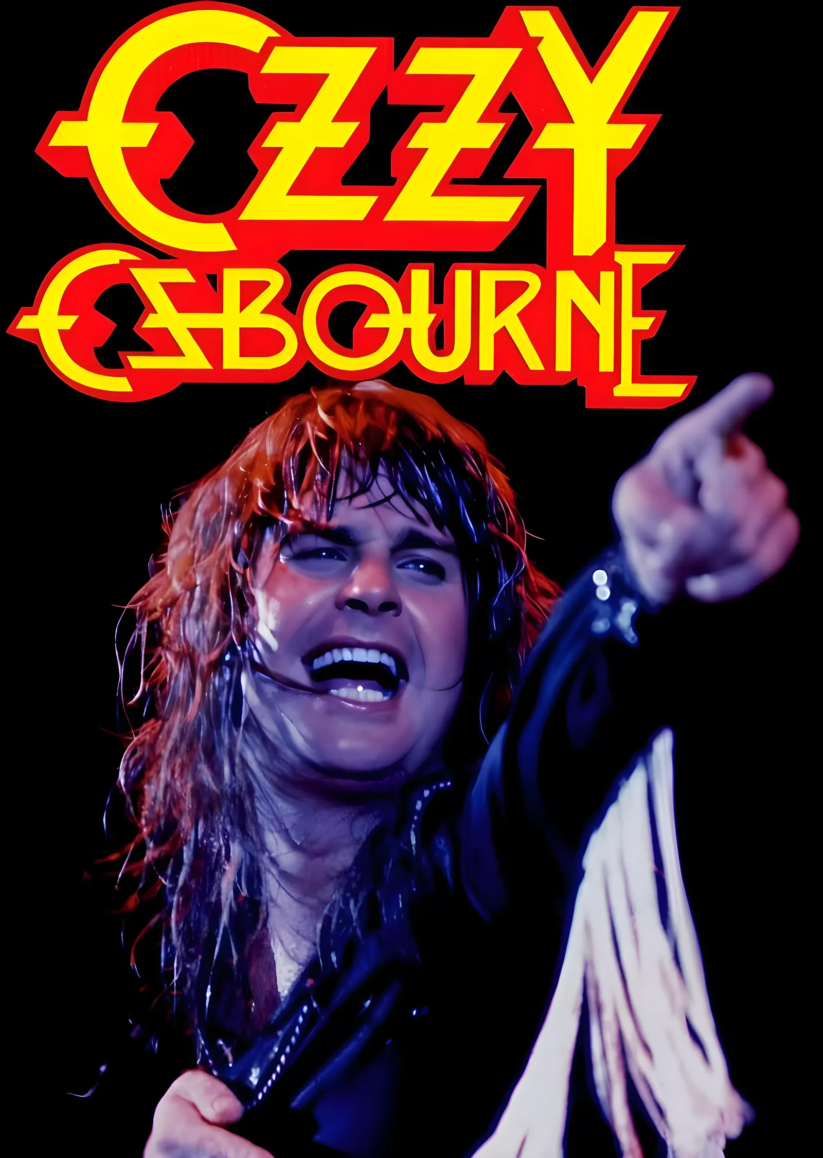 Ozzy Osbourne: Sahneden İşaret metal tablo