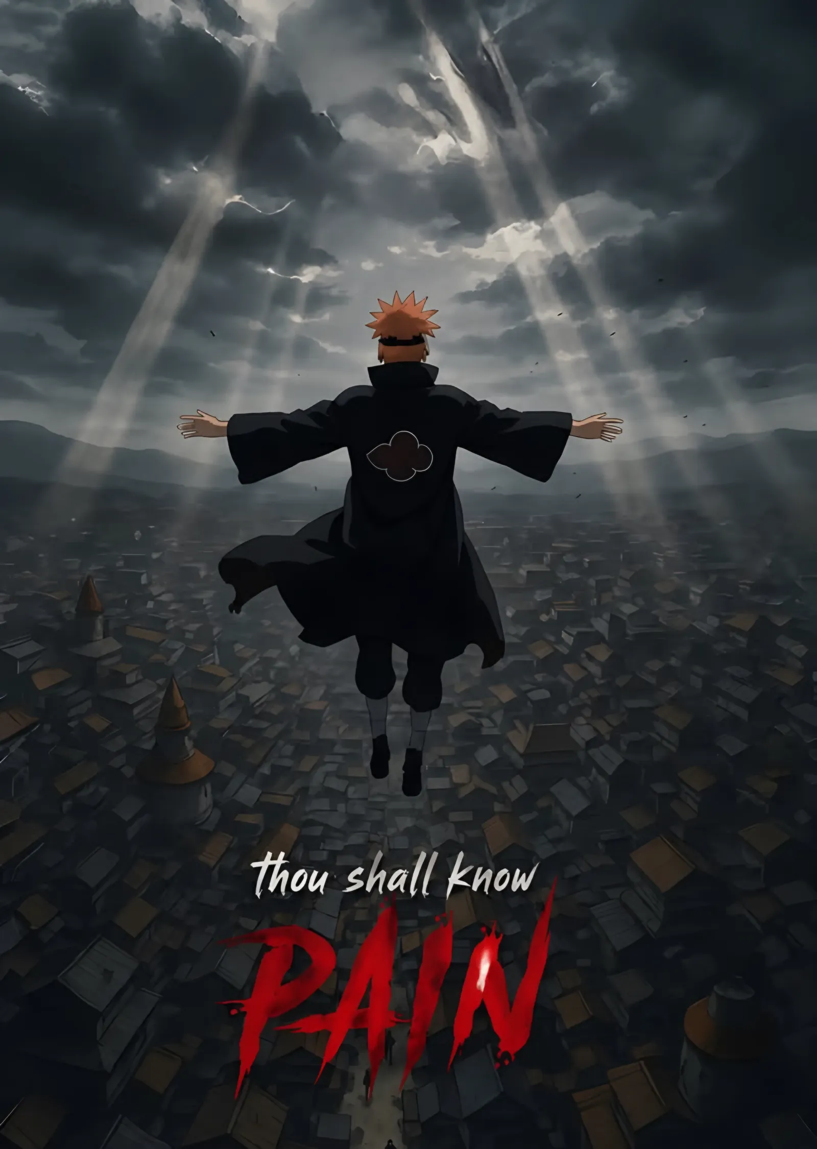 Pain - Thou Shall Know Pain metal tablo
