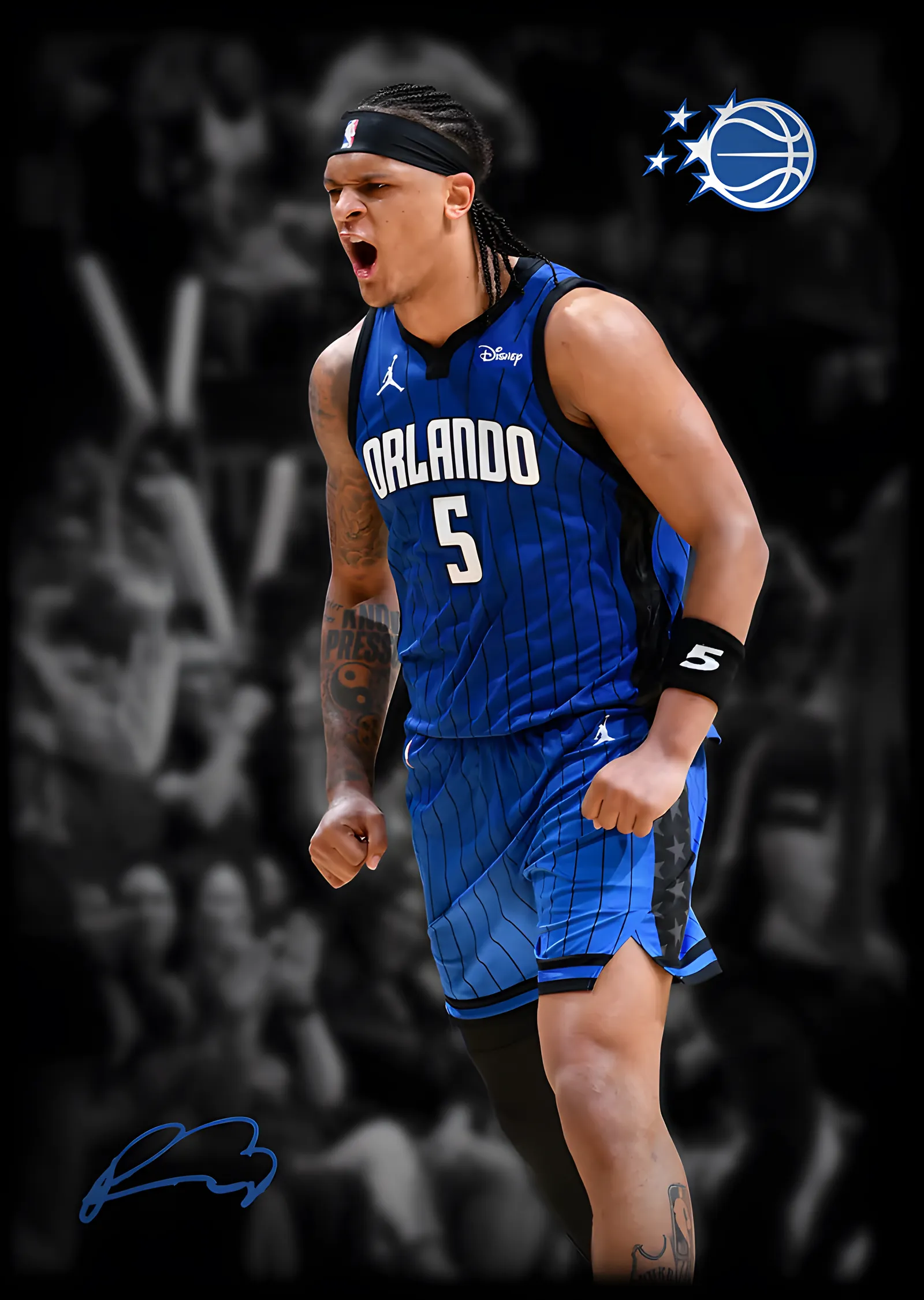 Paolo Banchero - Orlando Magic metal tablo