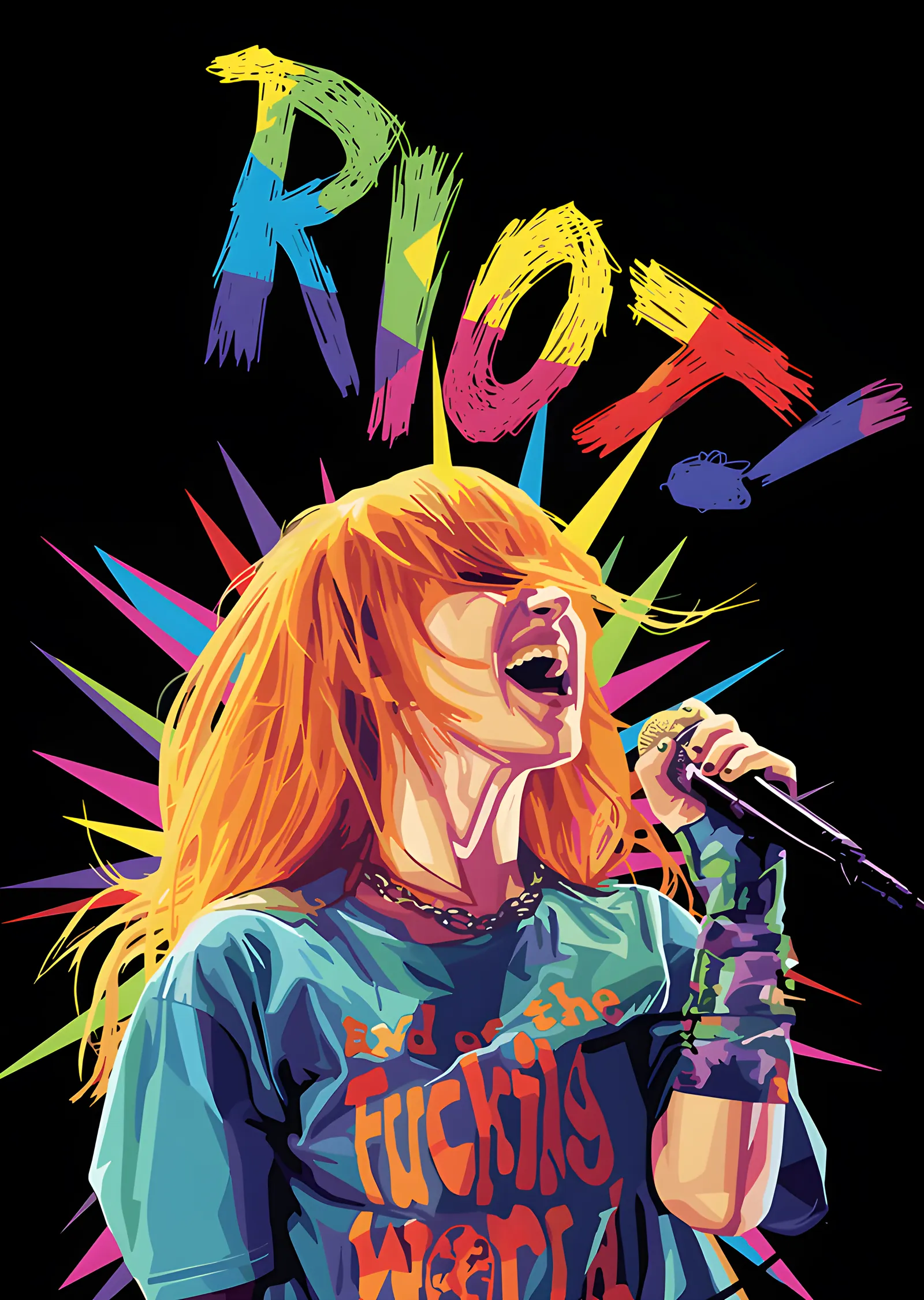 Paramore: Riot! metal tablo