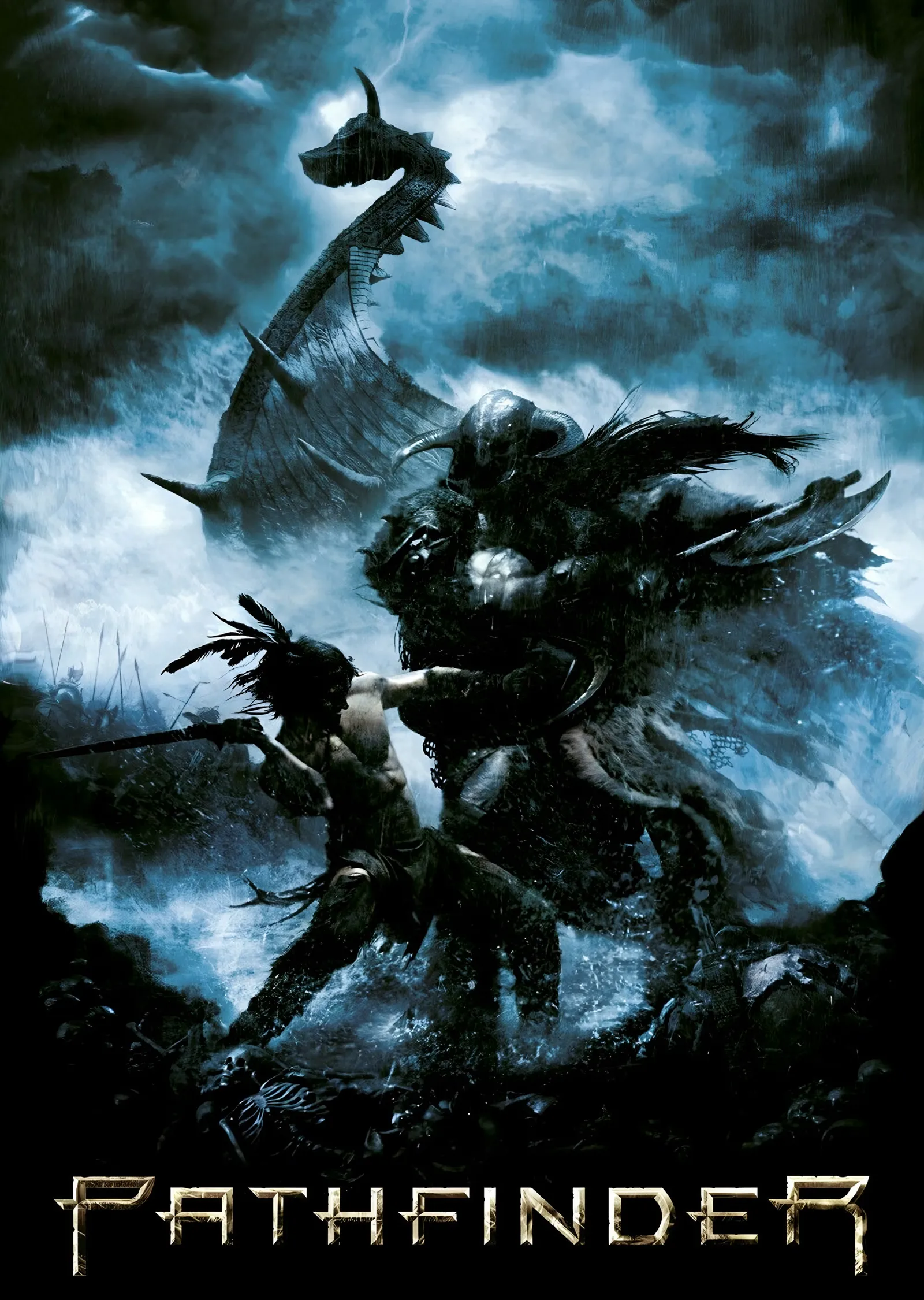 Pathfinder - Mavi Fırtına metal tablo
