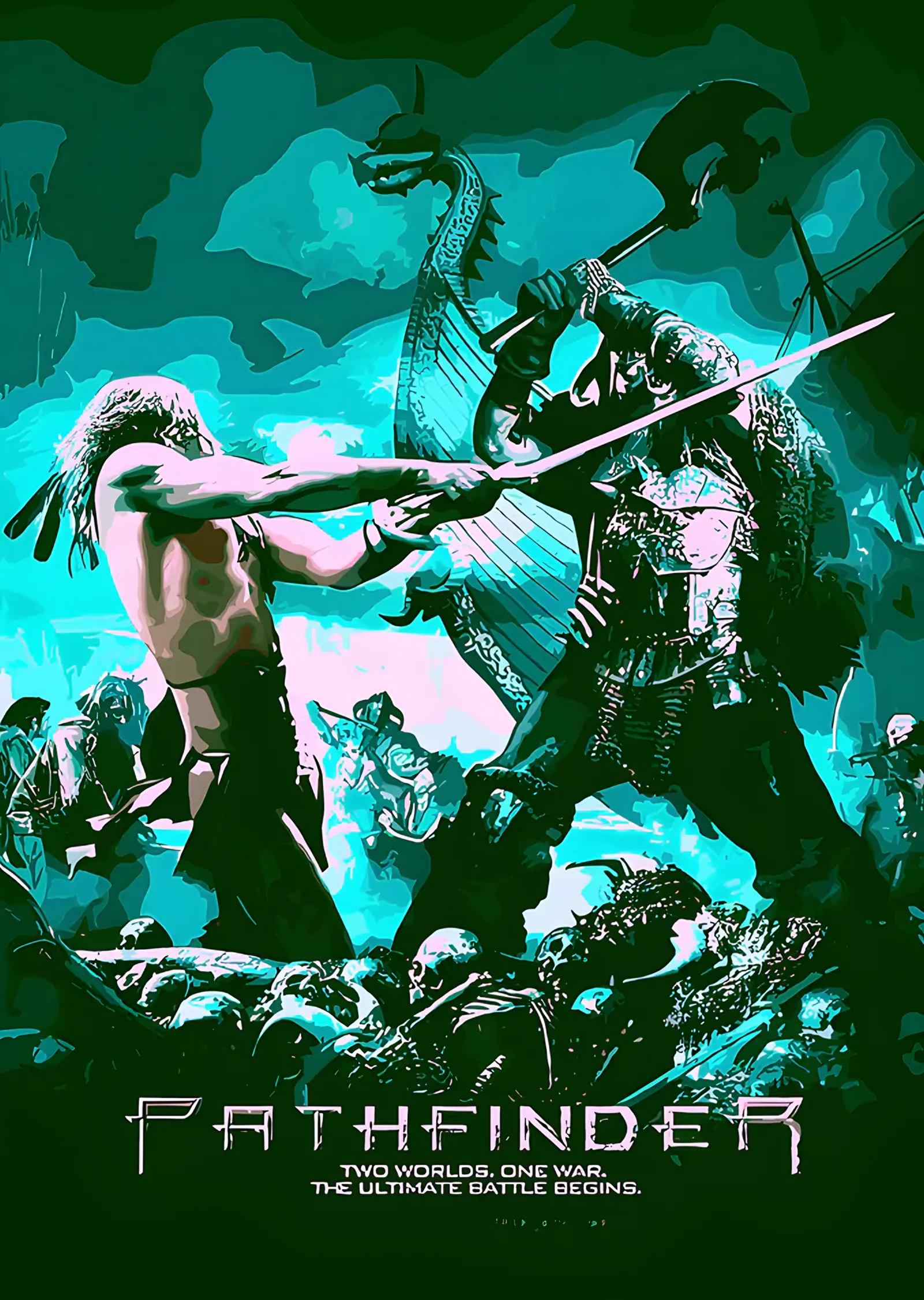Pathfinder - Yeşil Savaş Sahnesi metal tablo