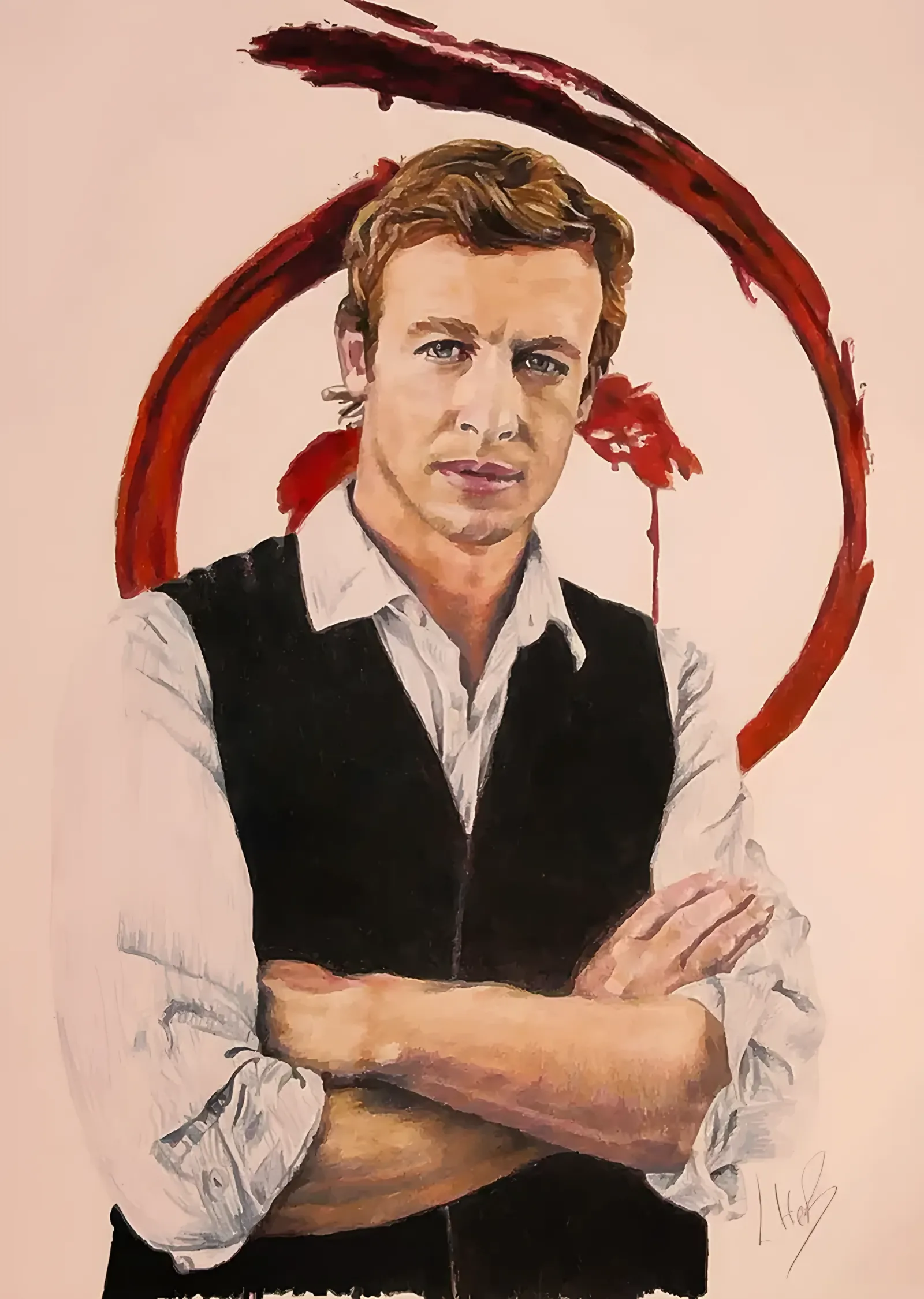 Patrick Jane - The Mentalist metal tablo