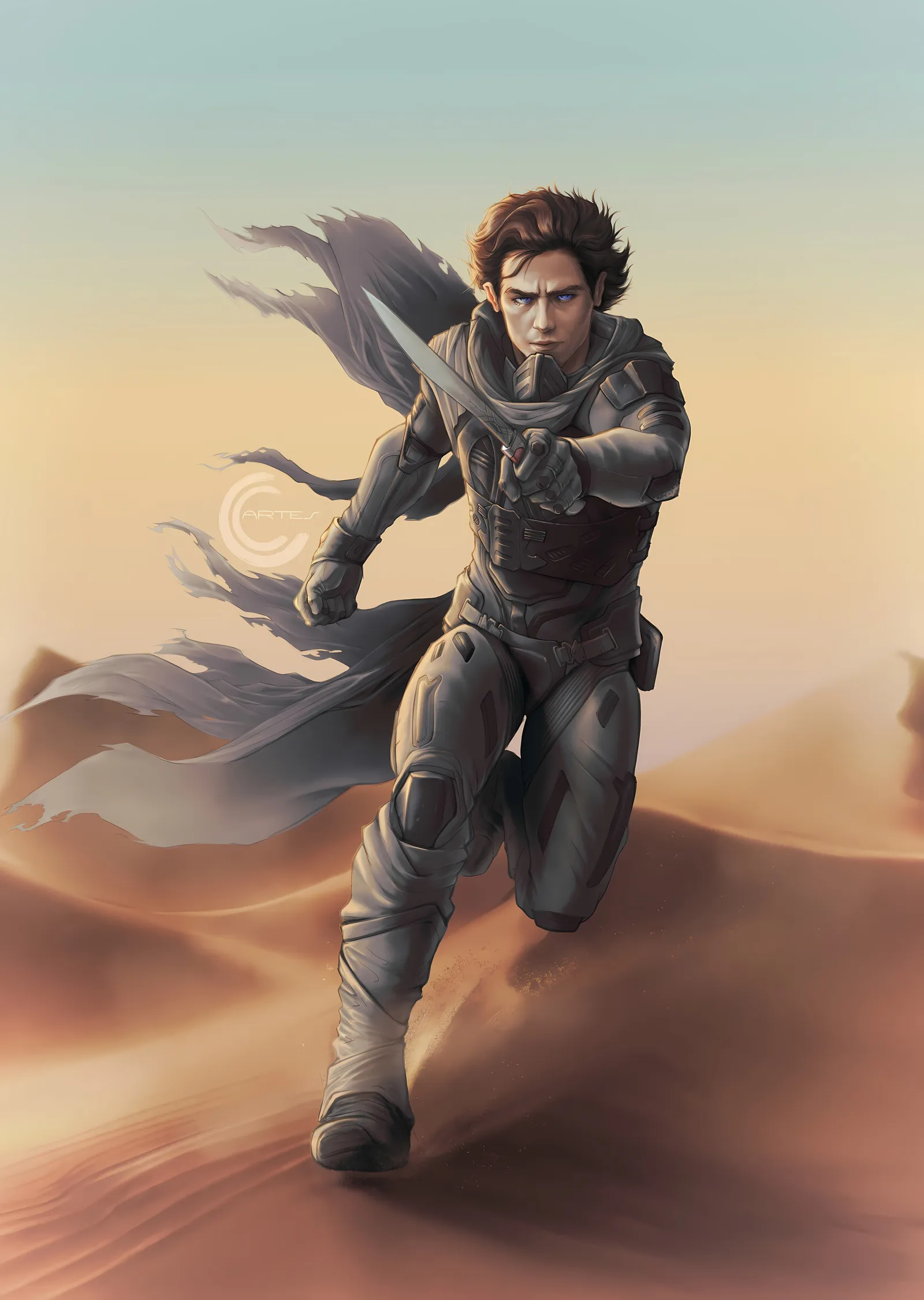 Paul Atreides: Dune'de Savaşçı metal tablo