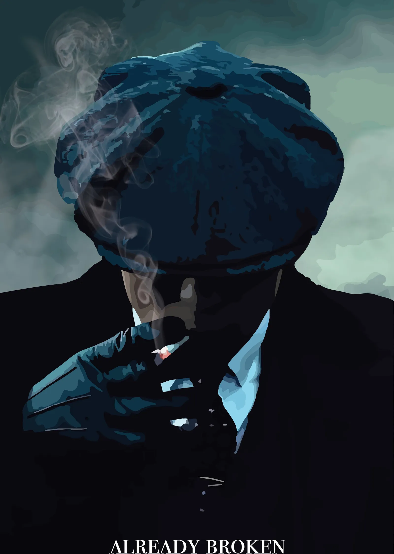 Peaky Blinders: Already Broken metal tablo