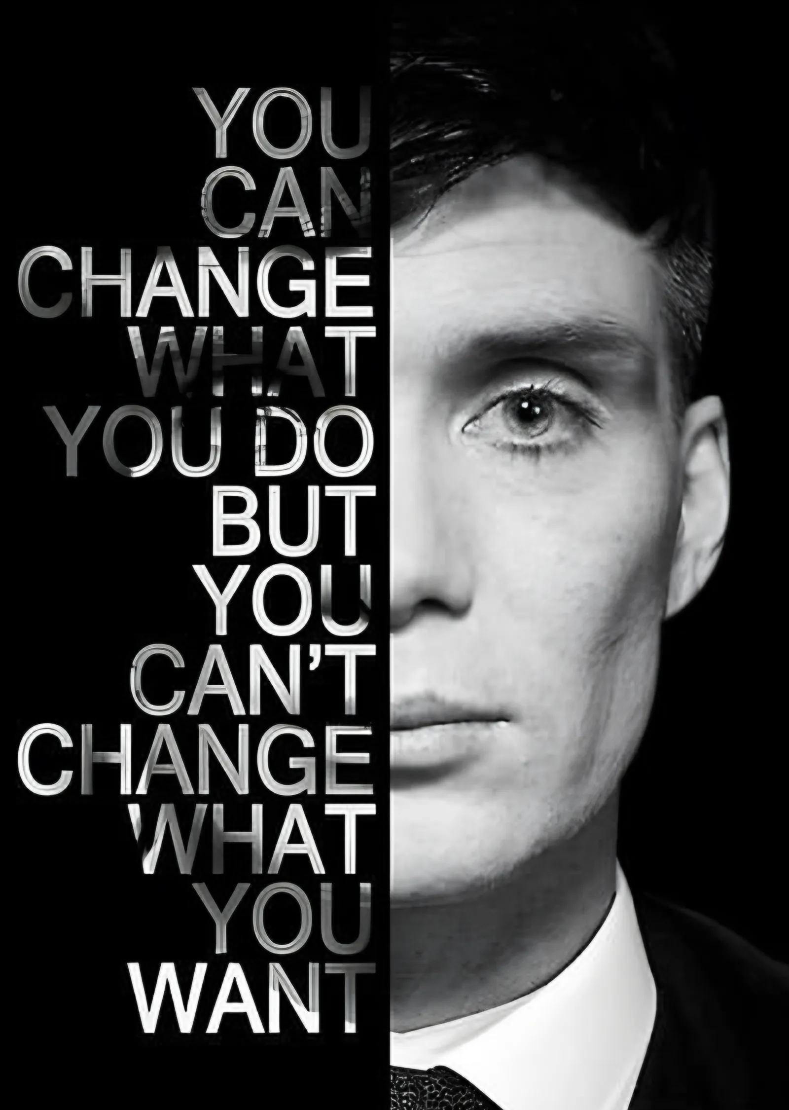 Peaky Blinders - You Can't Change What You Want metal tablo
