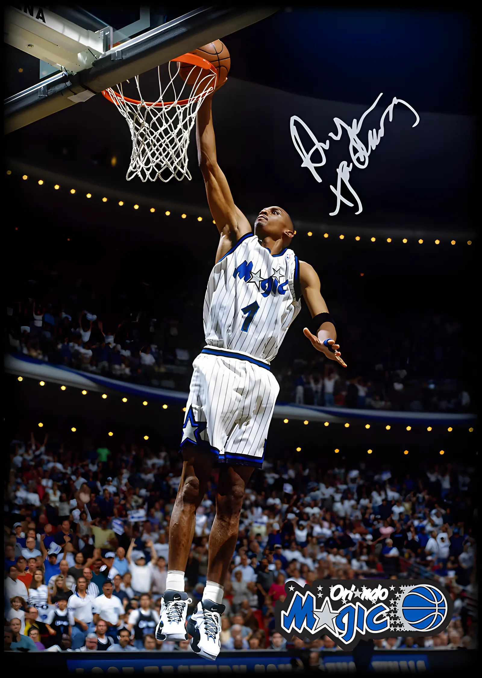 Penny Hardaway - Klasik Smaç metal tablo